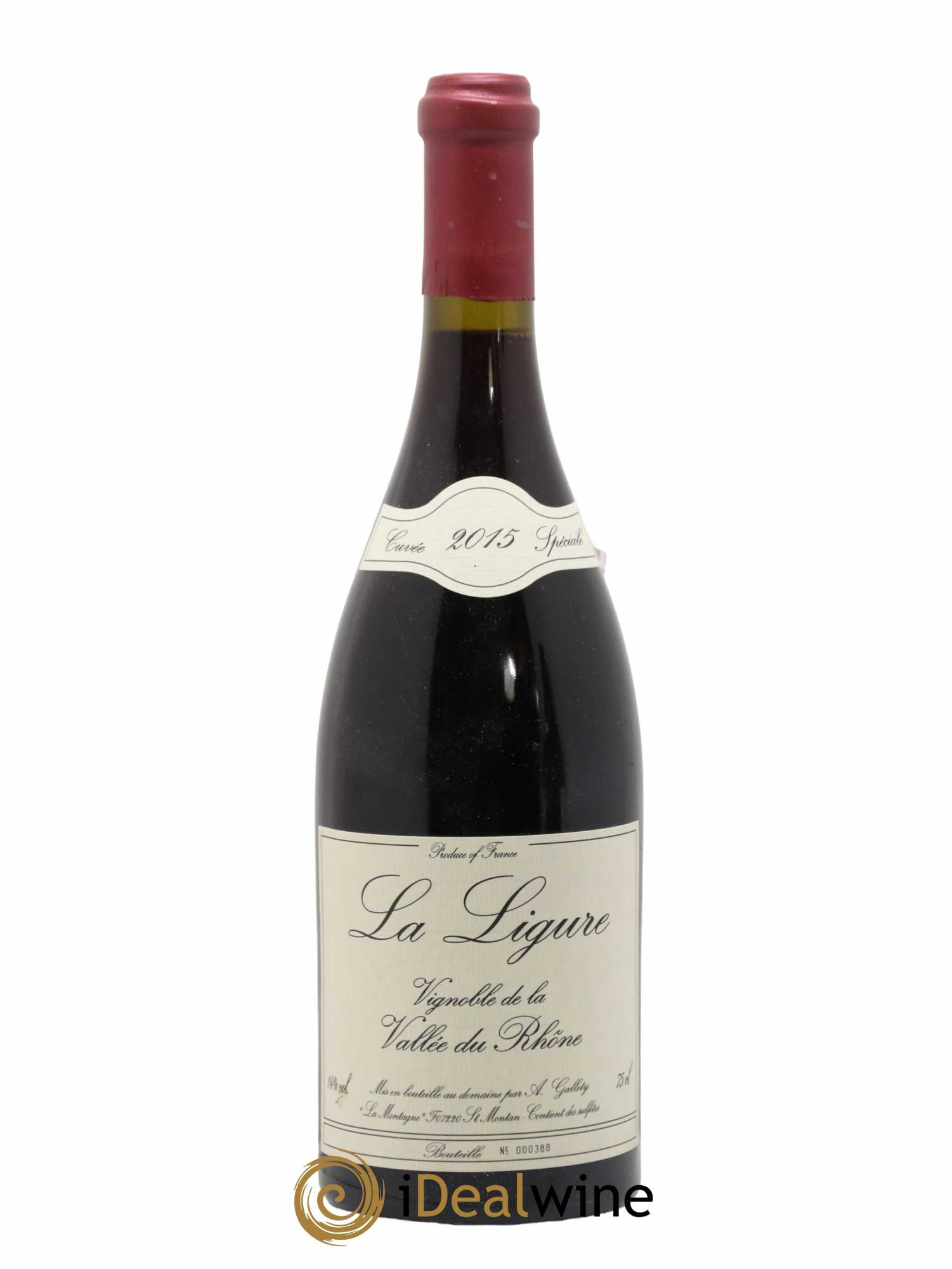Côtes du Vivarais La Ligure Gallety (Domaine) 2015 - Lot de 1 bouteille - 0