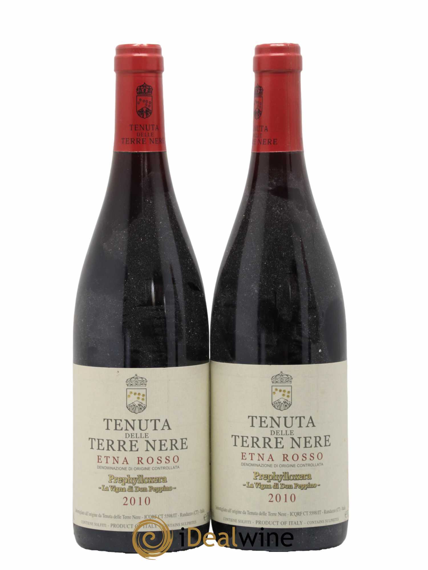 Etna Rosso DOC Prephylloxera La Vigna di Don Peppino Tenuta delle Terre Nere 2010 - Lot de 2 bouteilles - 0