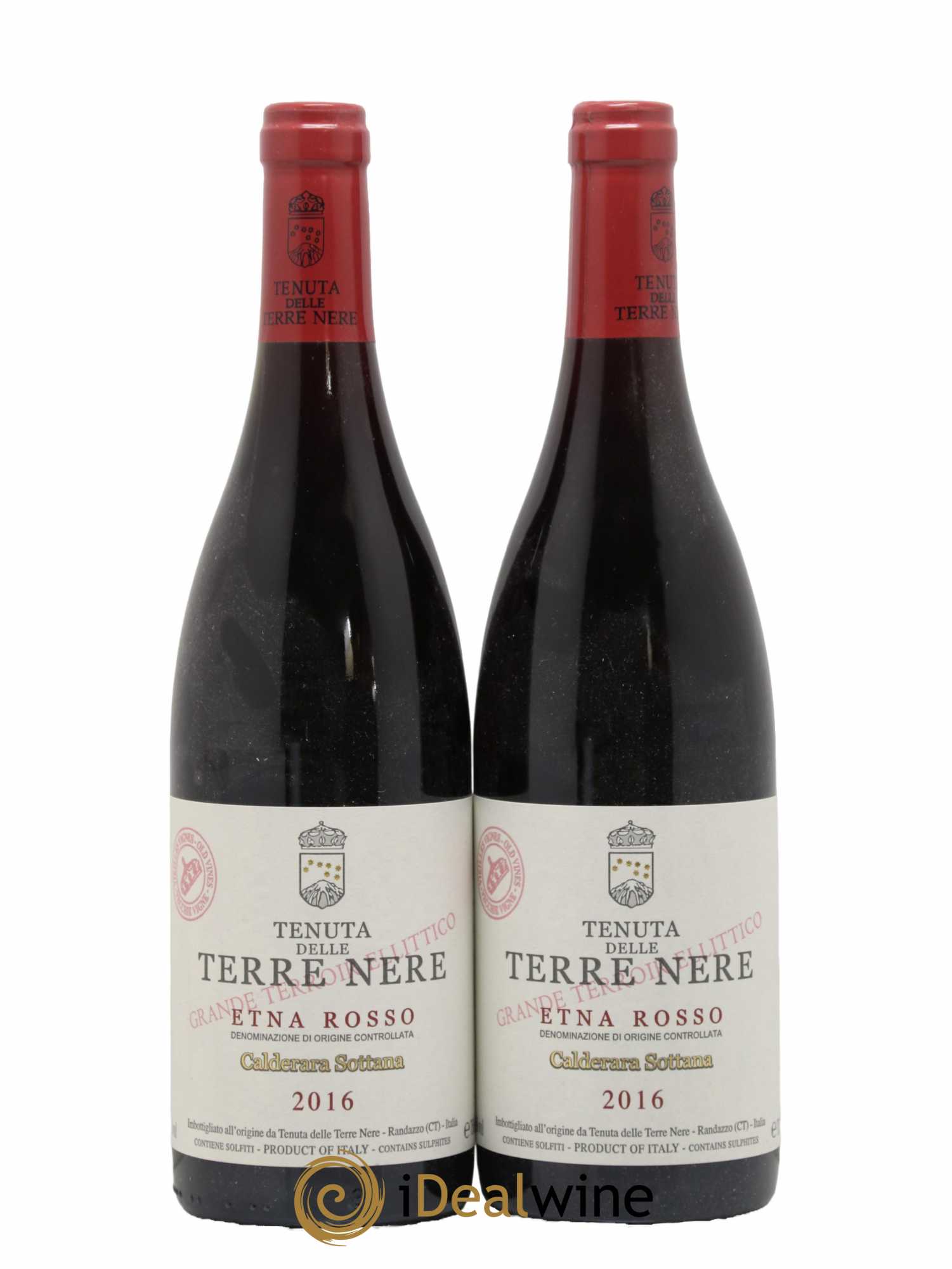 Etna Rosso DOC Tenuta delle Terre Nere Calderara Sottana 2016 - Lot de 2 bouteilles - 0