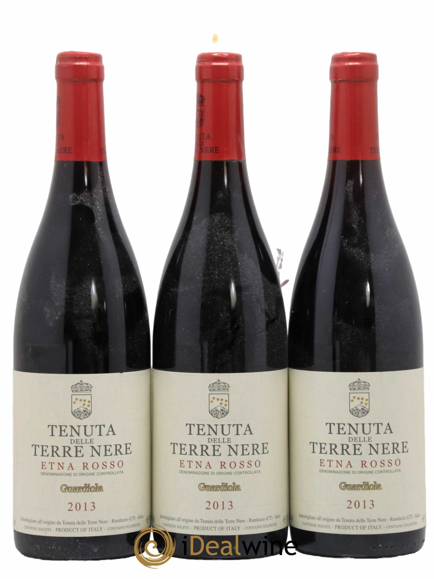 Etna Rosso DOC Tenuta delle Terre Nere Guardiola 2013 - Lot de 3 bouteilles - 0