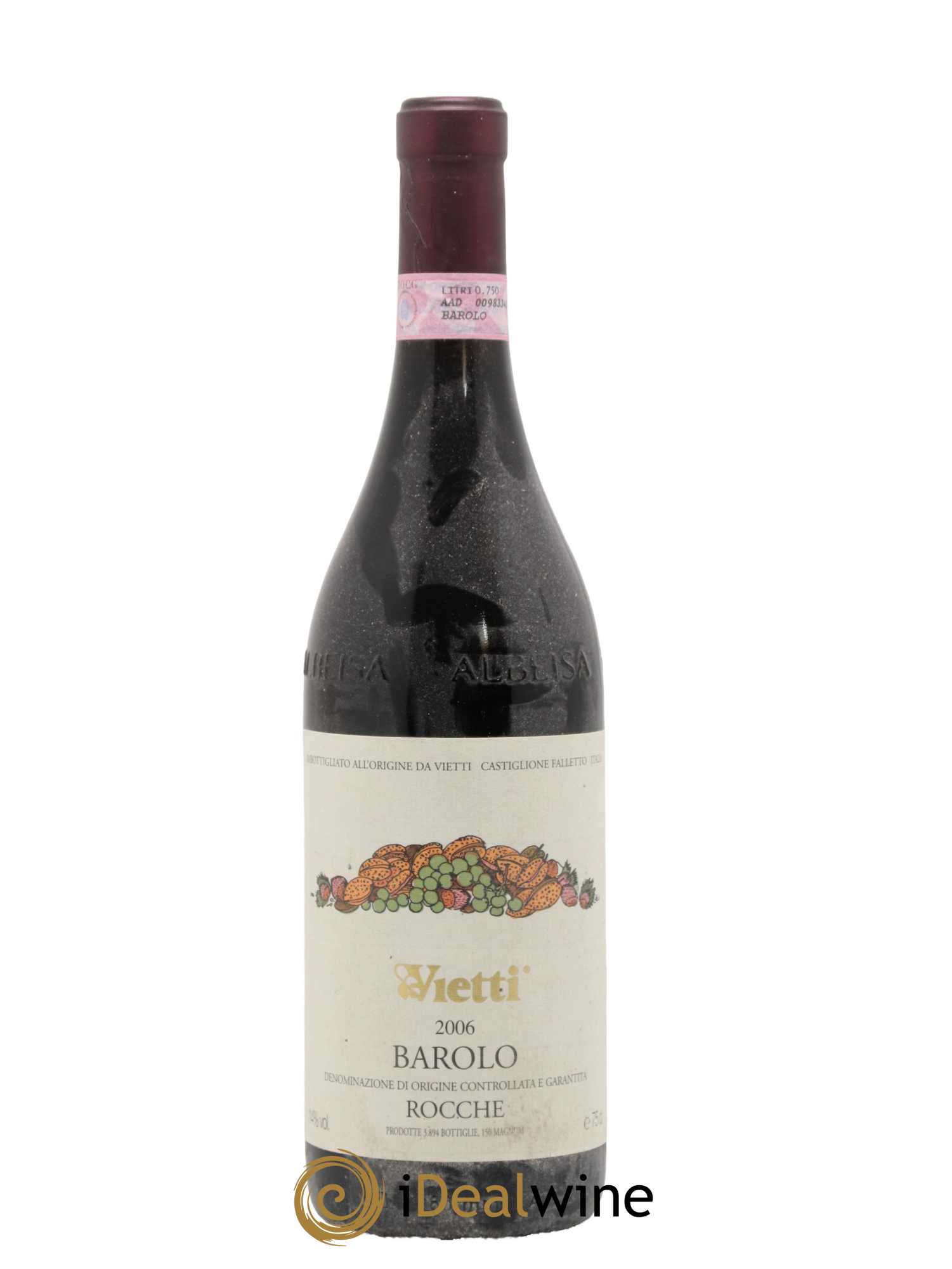 Barolo DOCG Le Rocche Vietti 2006 - Posten von 1 Flasche - 0