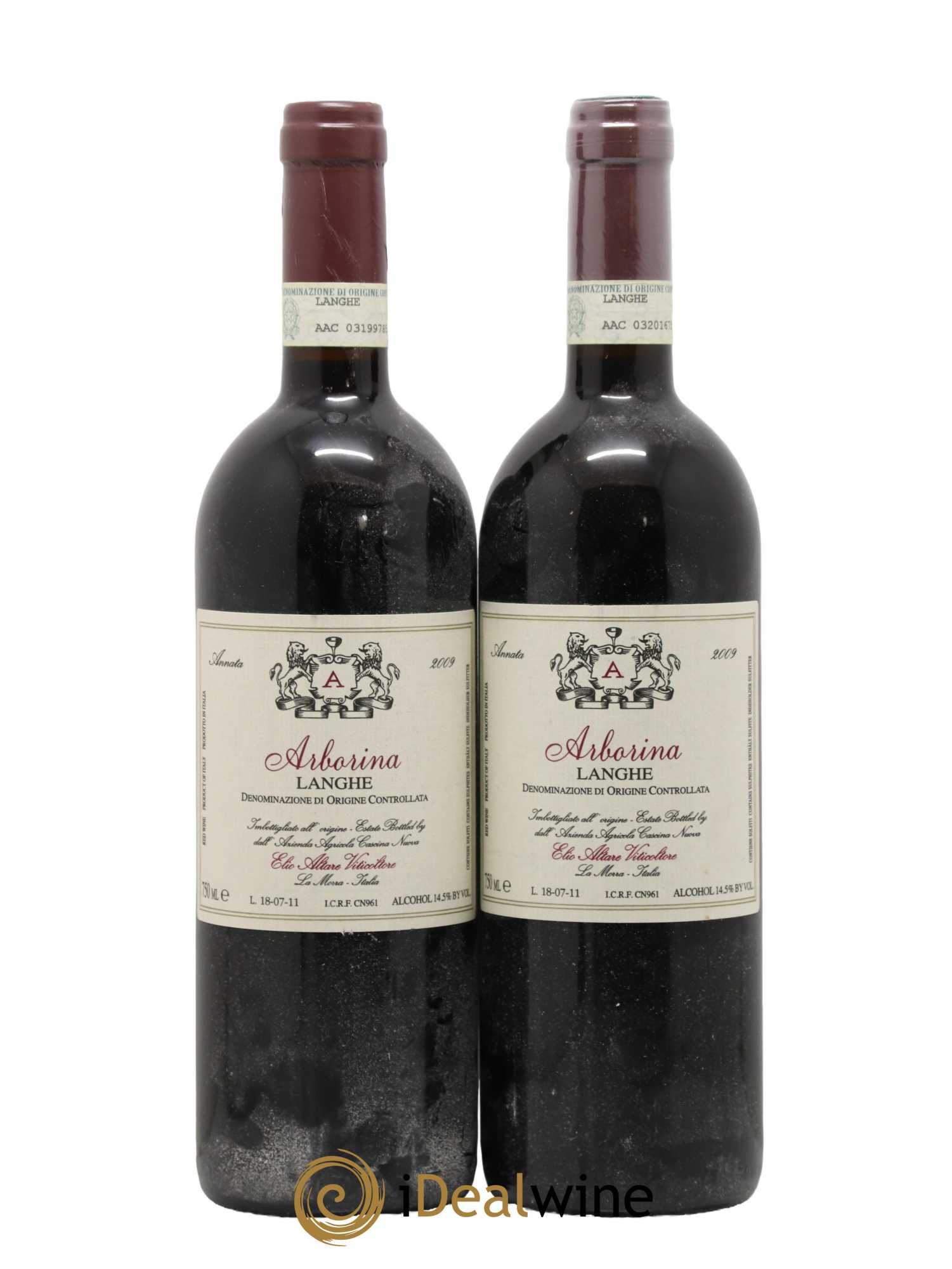 Langhe DOC Arborina Elio Altare 2009 - Lot de 2 bouteilles - 0