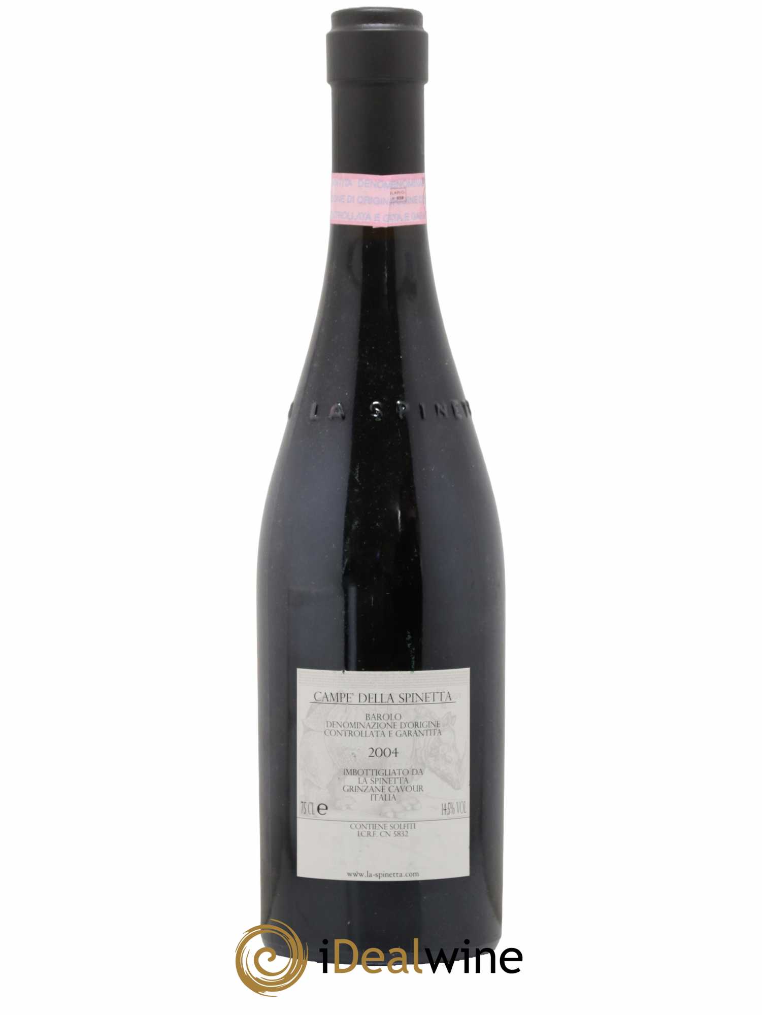 Barolo DOCG Campe La Spinetta - Giorgio Rivetti 2004 - Lot de 1 bouteille - 1