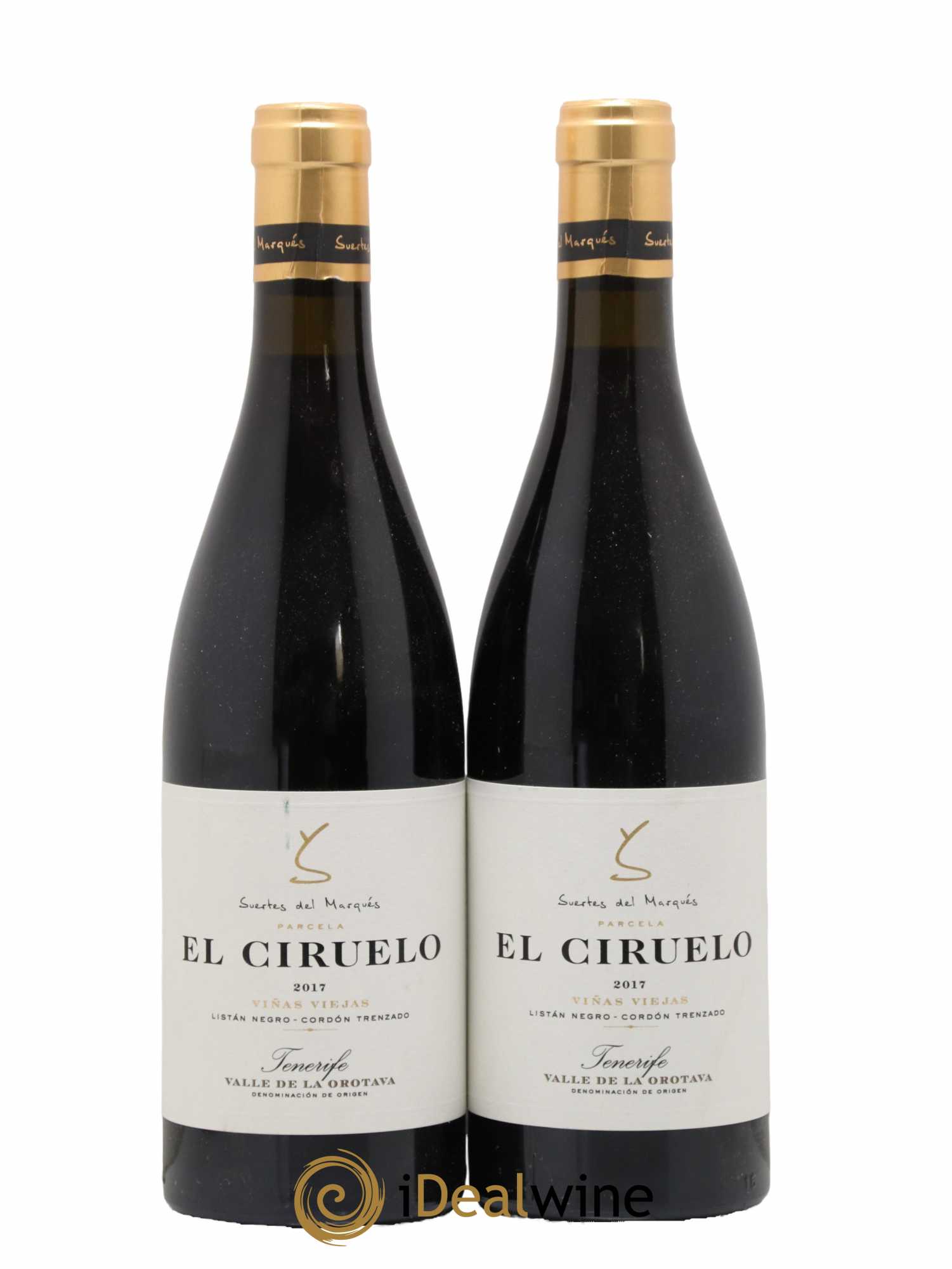 Valle de la Orotava DO Suertes del Marqués El Ciruelo 2017 - Lot de 2 bouteilles - 0