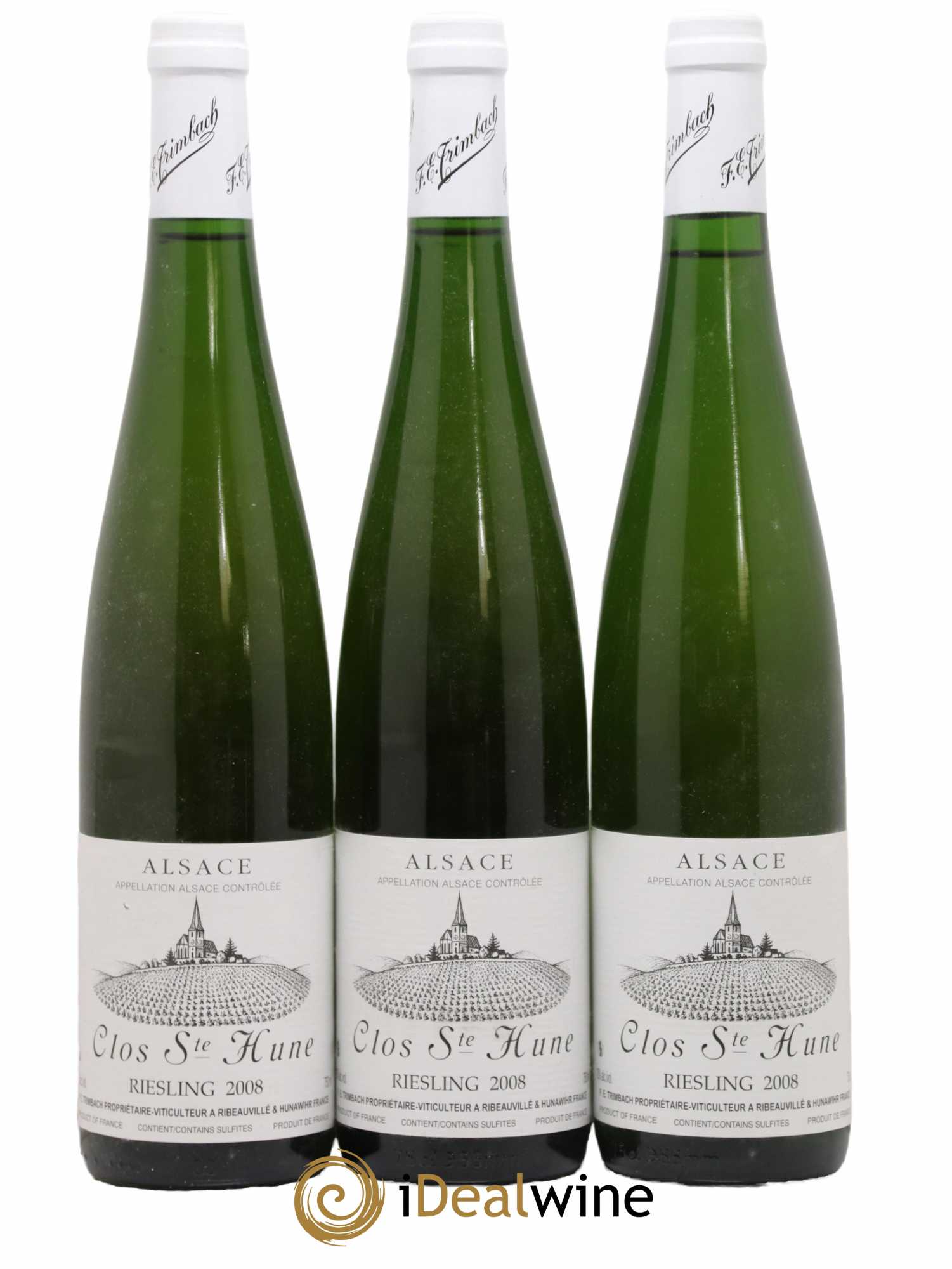 Alsace Riesling Clos Sainte-Hune Trimbach (Domaine) 2008 - Lot de 3 bouteilles - 0