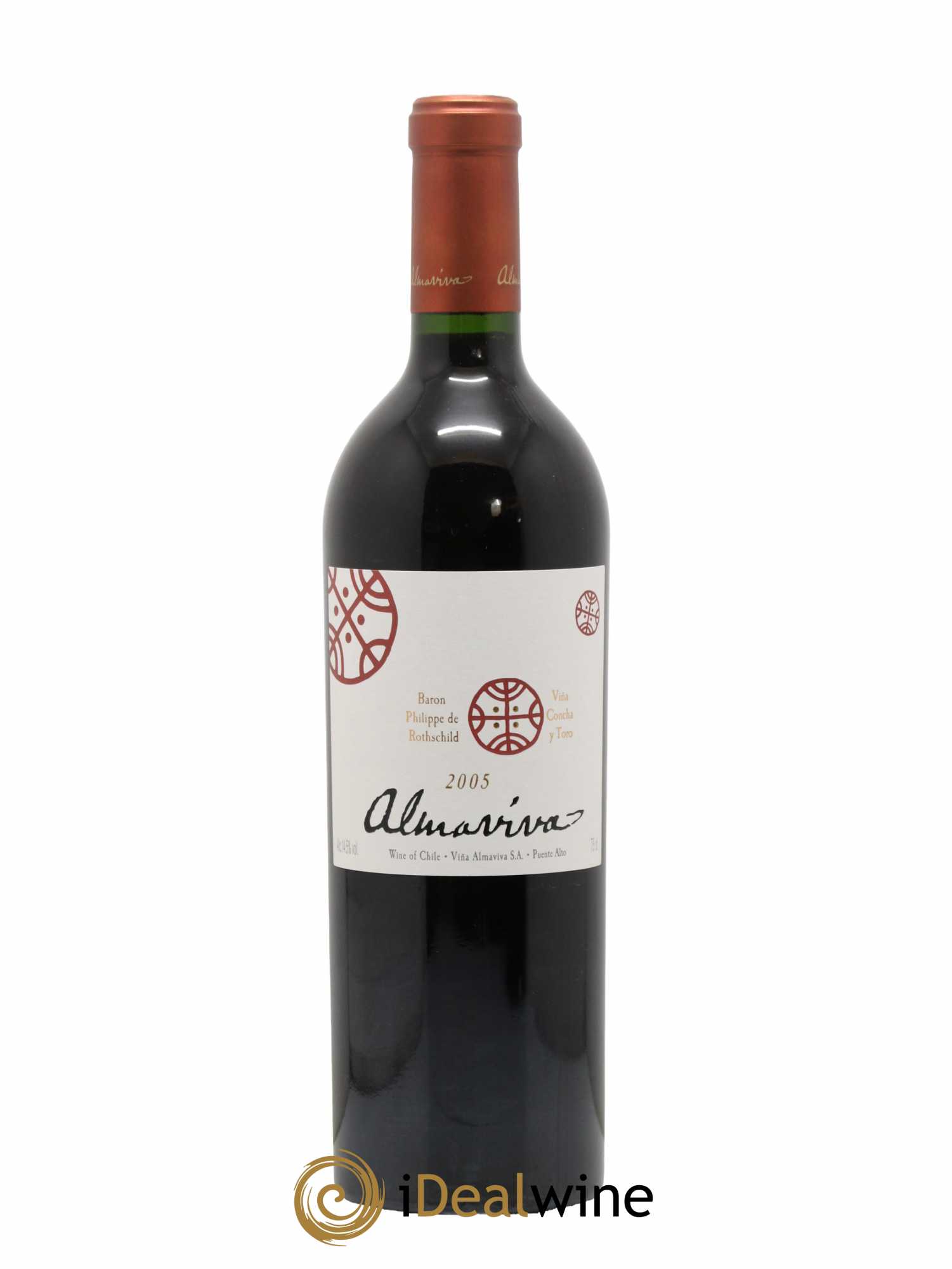 Chili Almaviva Baron P. de Rothschild Concha y Toro 2005 - Lot de 1 bouteille - 0