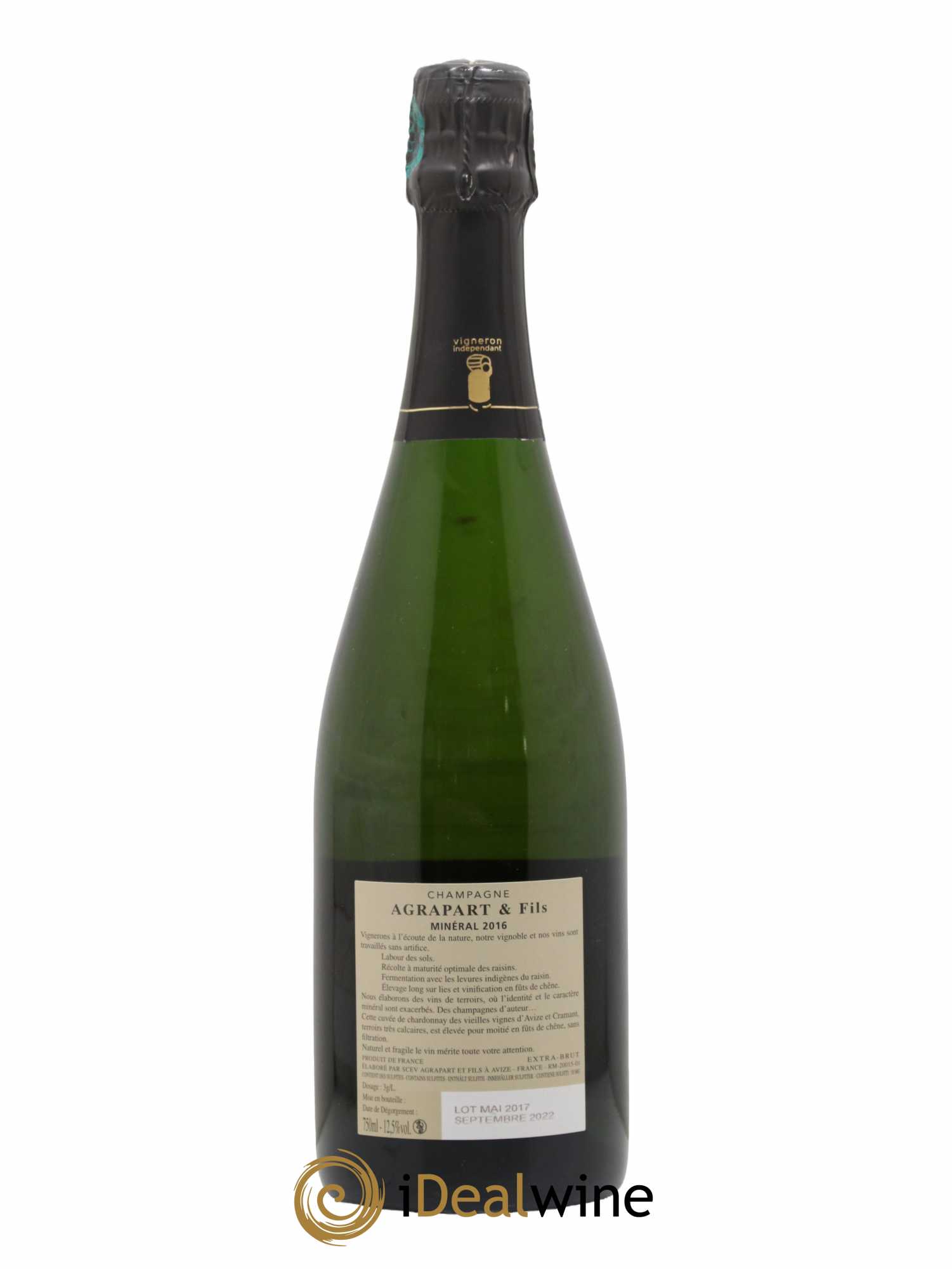 Minéral Blanc de Blancs  Extra-Brut Agrapart & Fils 2016 - Lot de 1 bouteille - 1
