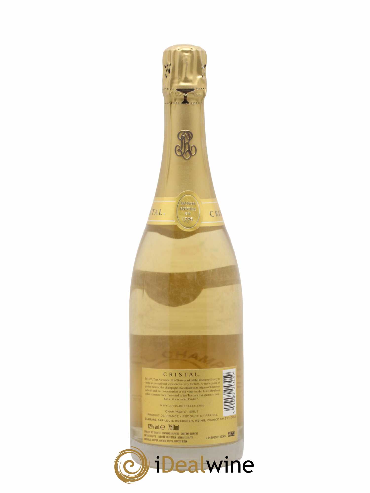 Cristal Louis Roederer 2009 - Lot de 1 bouteille - 1