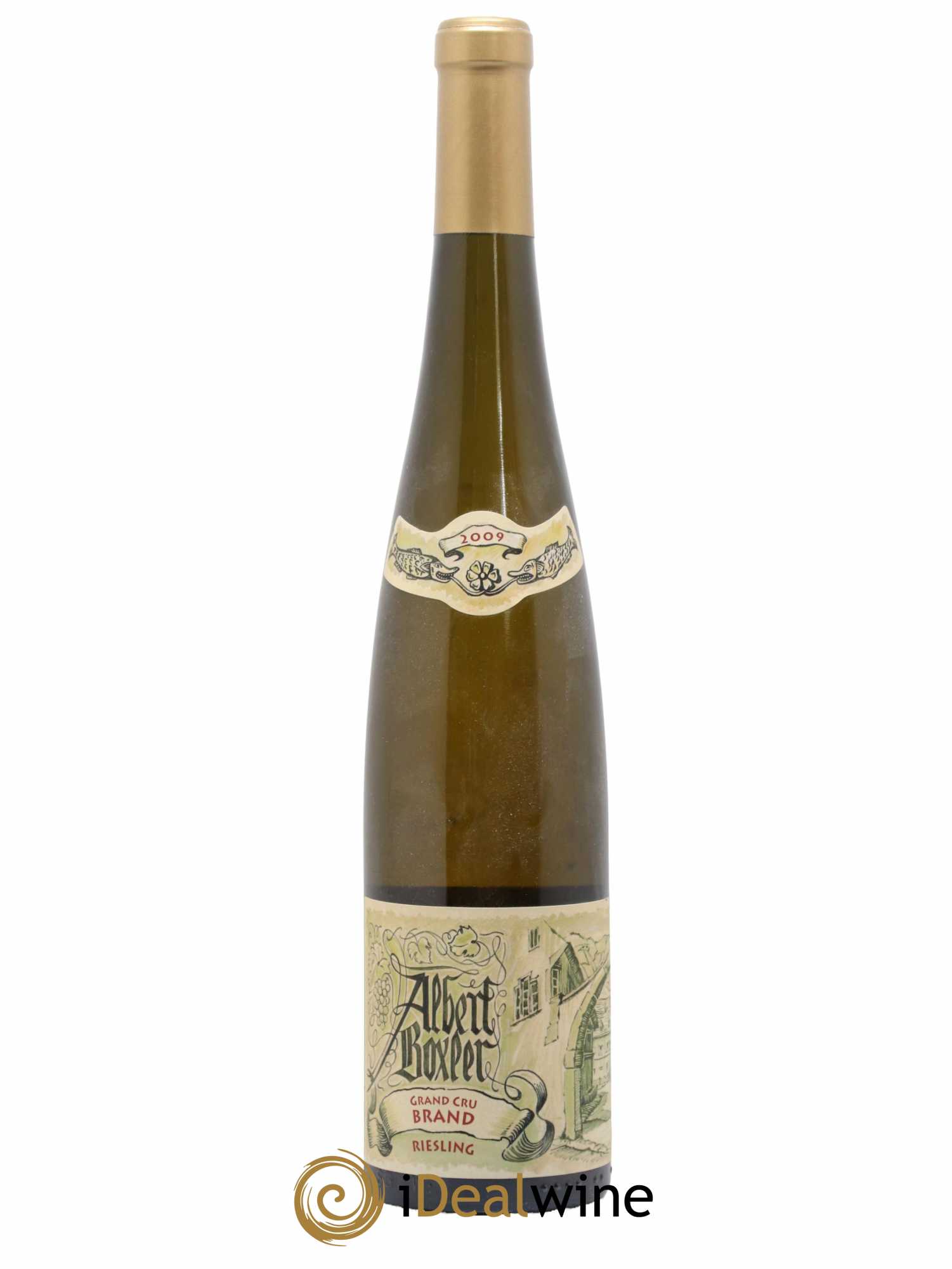 Alsace Riesling Grand Cru Brand Albert Boxler 2009 - Lot de 1 bouteille - 0