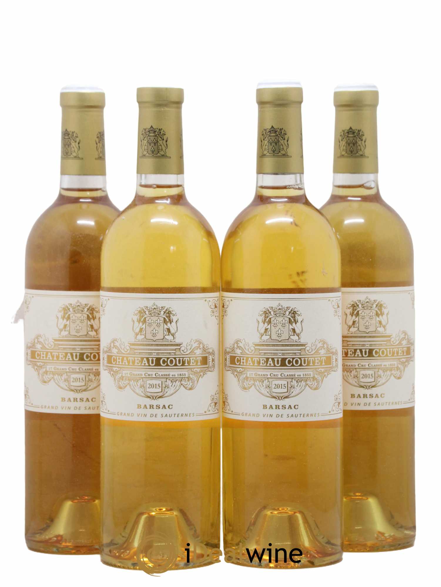 Château Coutet 1er Grand Cru Classé 2015 - Lotto di 4 bottiglie - 0