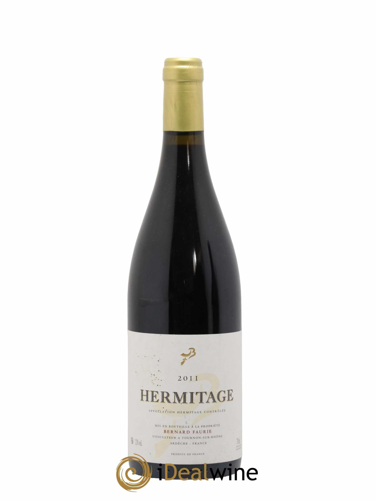 Hermitage Bessards Méal (capsule dorée) Bernard Faurie 2011 - Lot de 1 bouteille - 0
