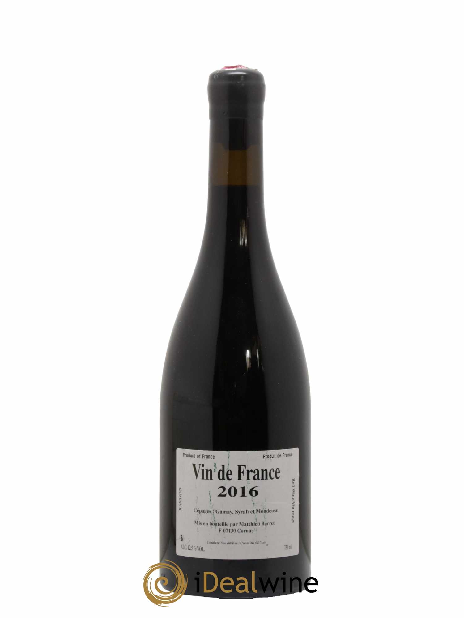 Vin de France 3 Lands Domaine Barret Lapallu Belluard 2016 - Lot de 1 bouteille - 1