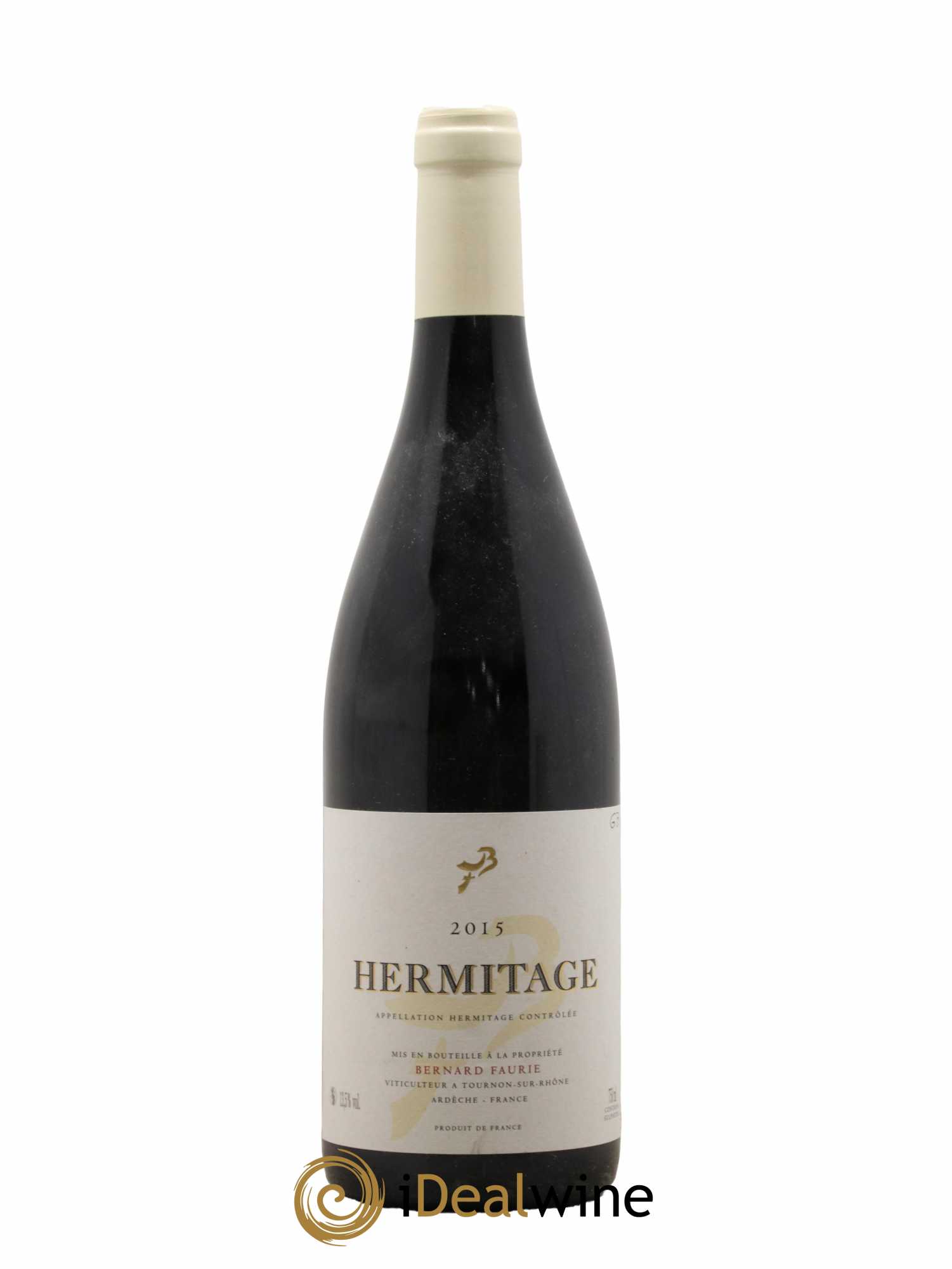 Hermitage Greffieux Bessards (capsule blanche) Bernard Faurie 2015 - Lot de 1 bouteille - 0