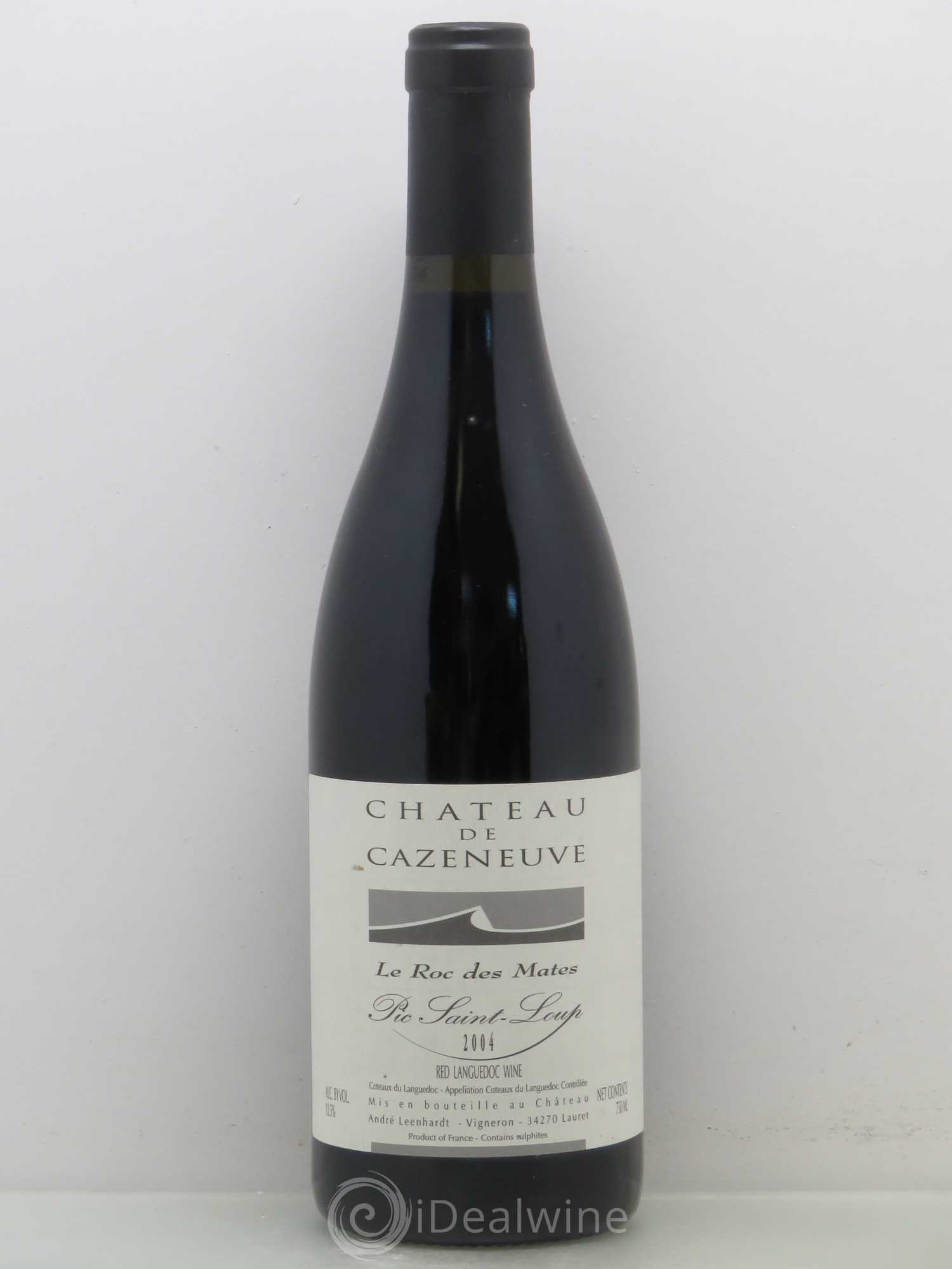 Coteaux du Languedoc Château De Cazeneuve Pic St. Loup Le Roc Des Mates 2004 - Posten von 1 Flasche - 0