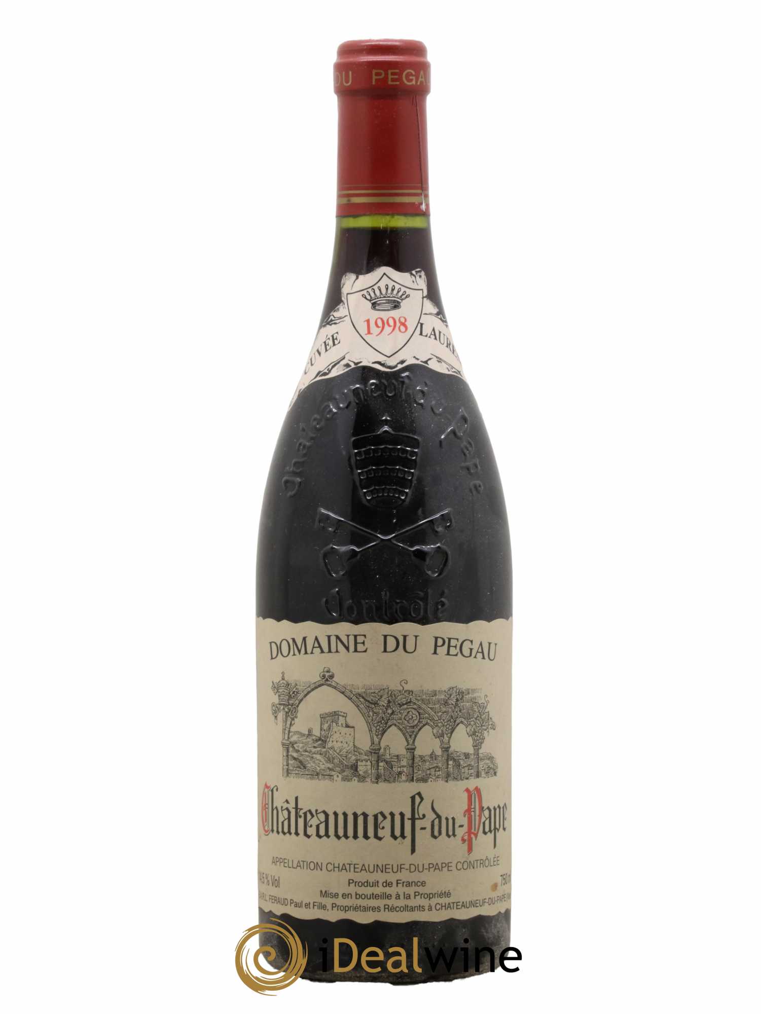 Châteauneuf-du-Pape Domaine du Pégau Cuvée Laurence Paul et Laurence Féraud 1998 - Lot de 1 bouteille - 0