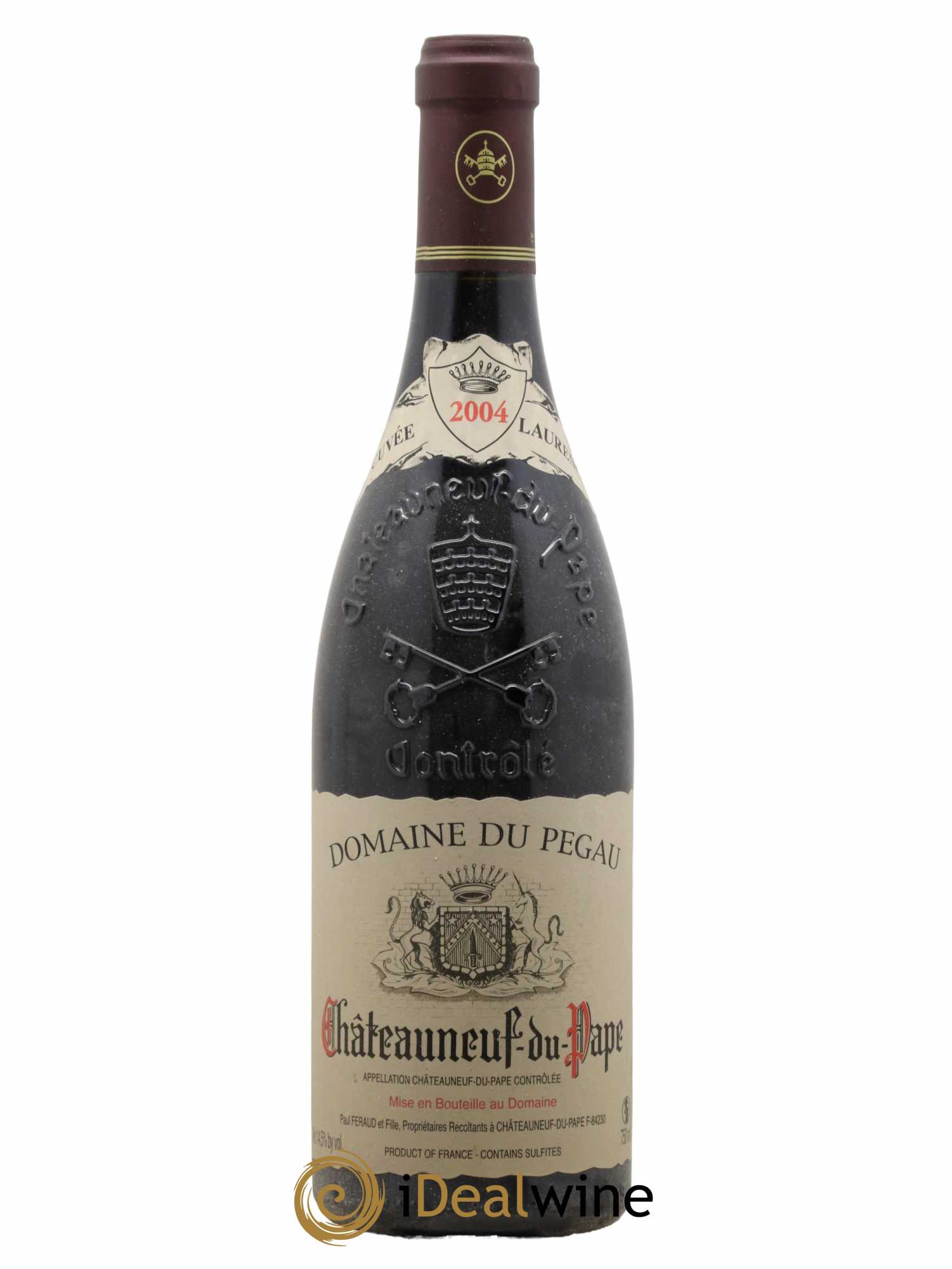 Châteauneuf-du-Pape Domaine du Pégau Cuvée Laurence Paul et Laurence Féraud 2004 - Lot de 1 bouteille - 0