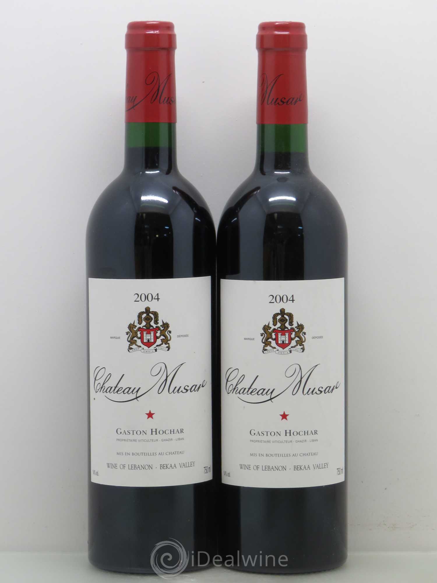Château Musar Serge Hochar 2004 - Lot de 2 bouteilles - 0