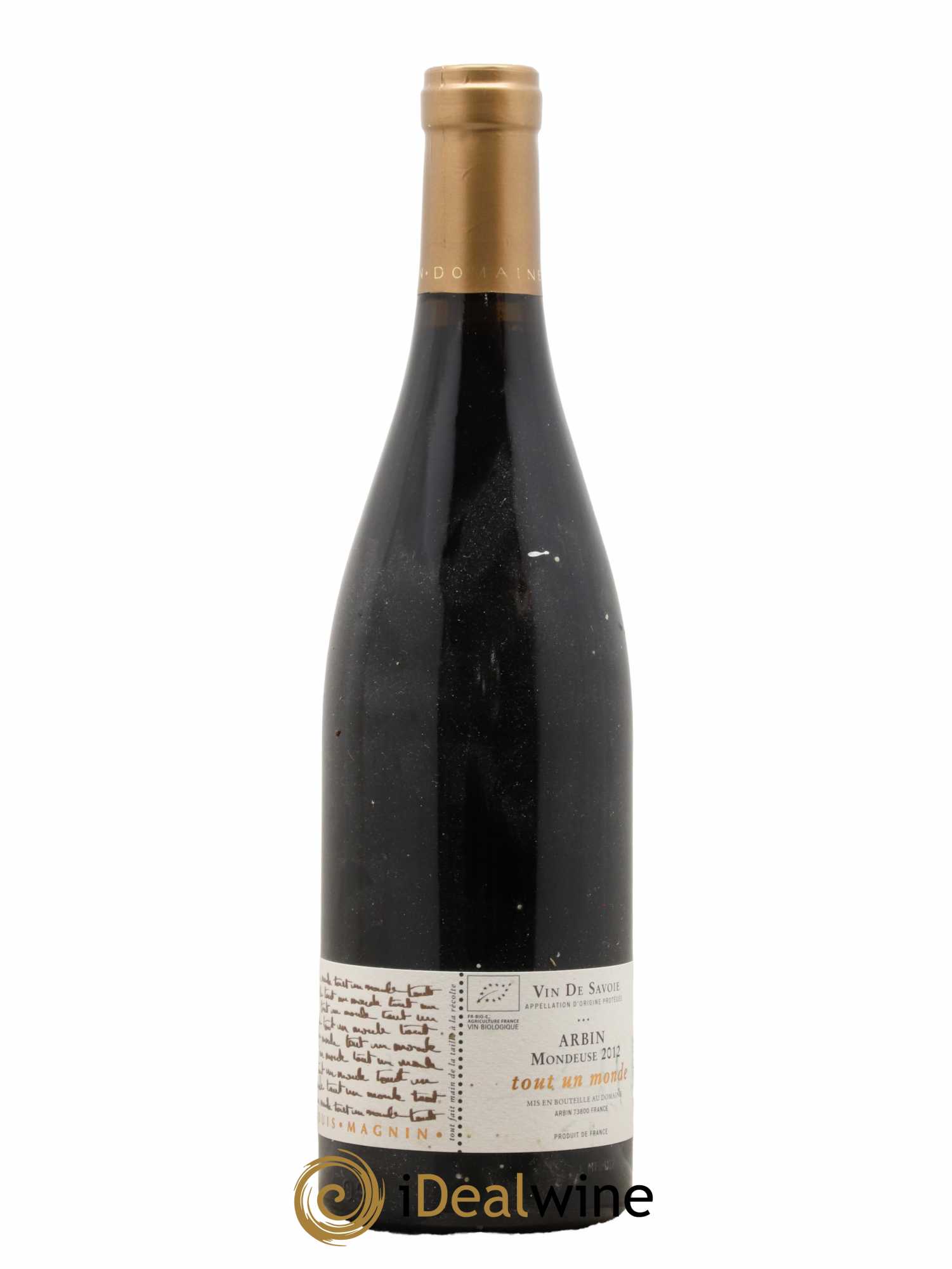 Vin de Savoie Arbin Tout un monde Louis Magnin 2012 - Lot de 1 bouteille - 0