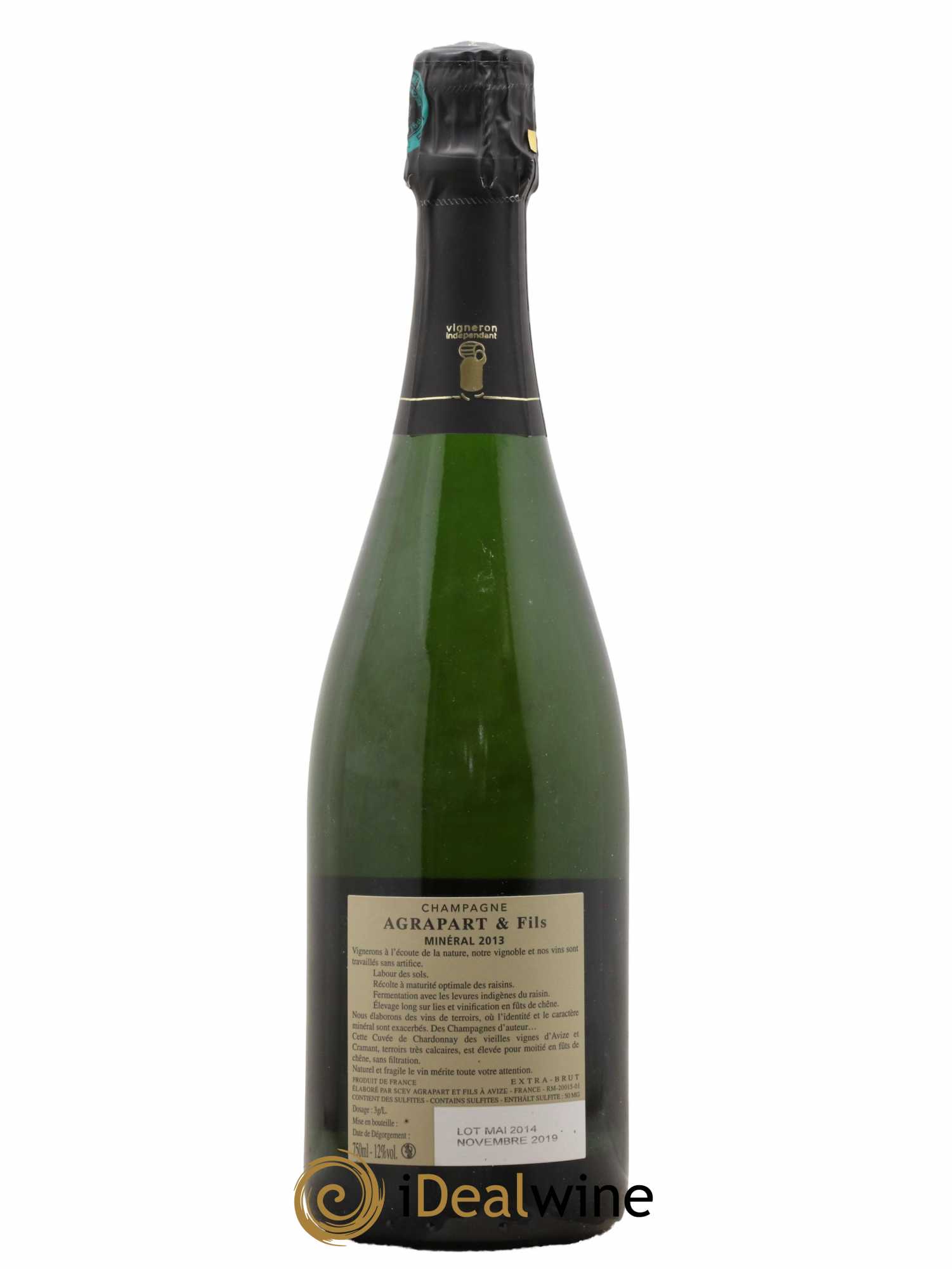 Minéral Blanc de Blancs Extra-Brut Agrapart & Fils 2013 - Lot of 1 bottle - 1