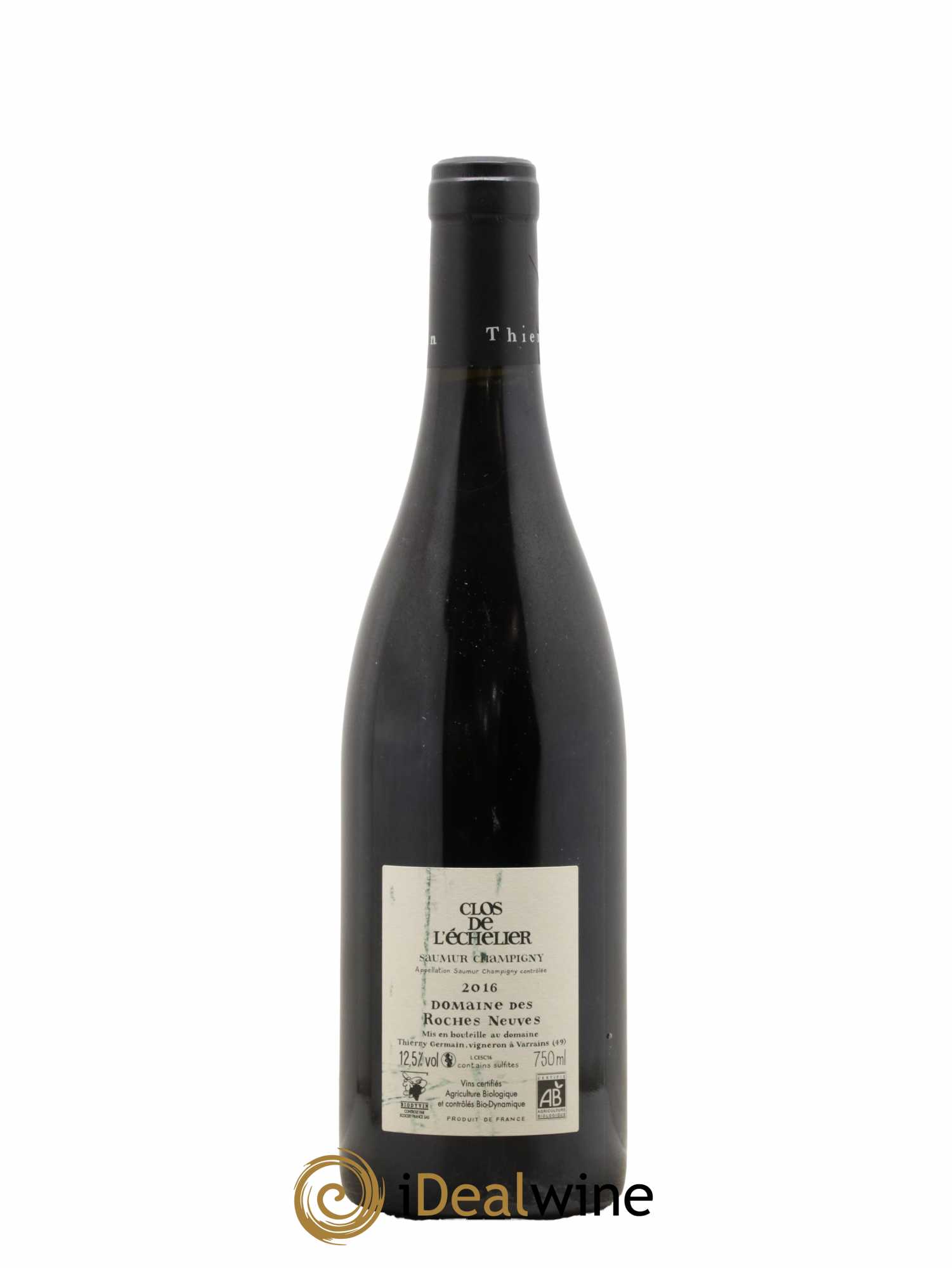 Saumur-Champigny Clos de l'Echelier Domaine des Roches Neuves - Thierry Germain 2016 - Lot de 1 bouteille - 1