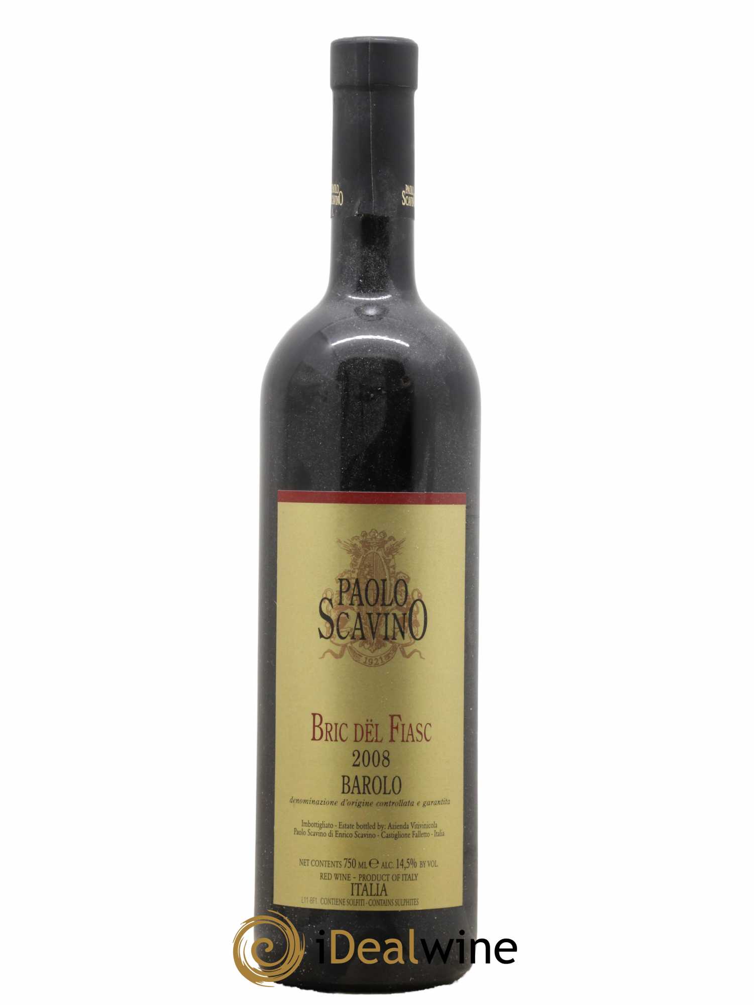 Barolo DOCG Bric del Fiasc Paolo Scavino 2008 - Lot de 1 bouteille - 0
