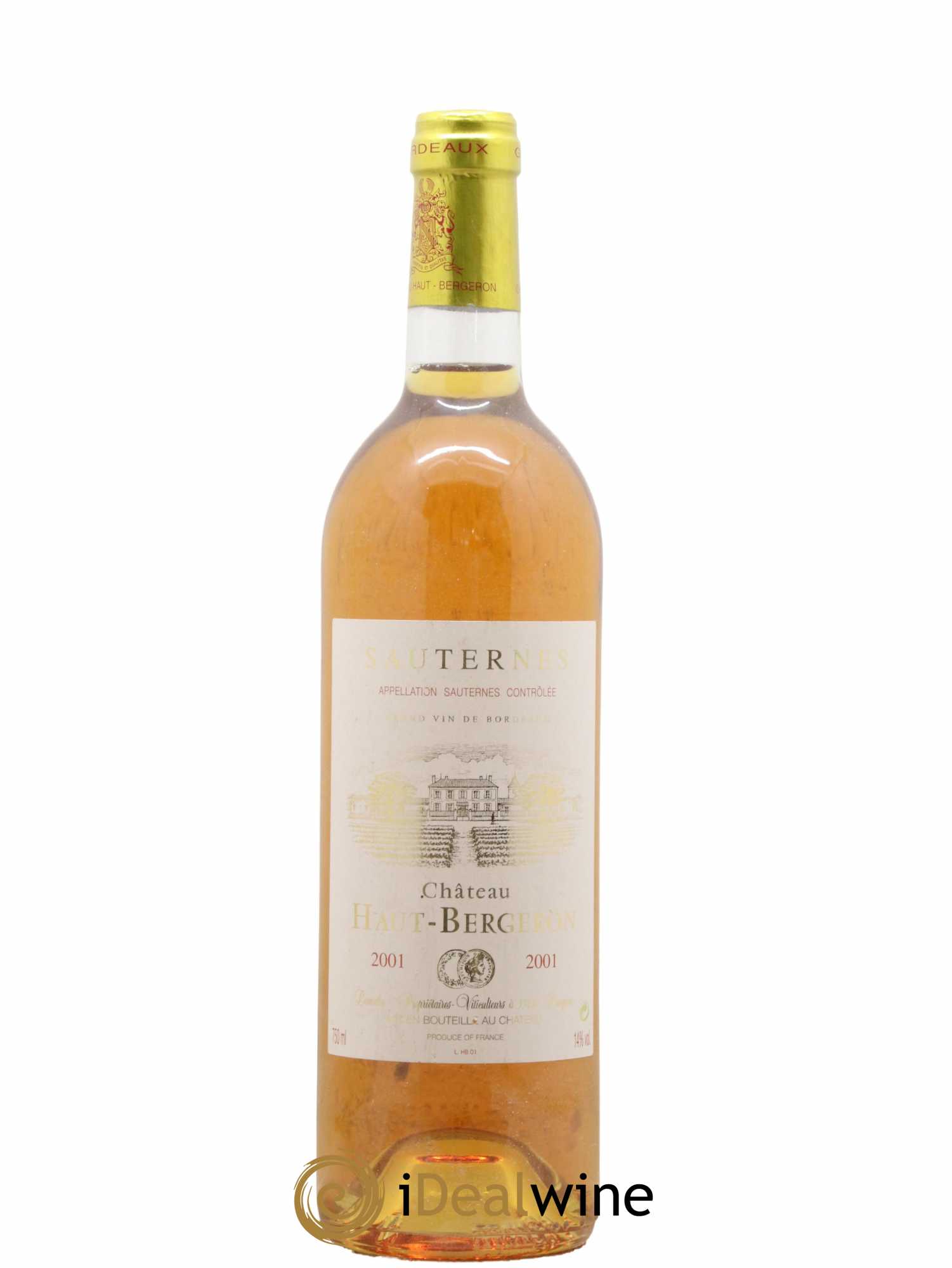 Château Haut-Bergeron 2001 - Lotto di 1 bottiglia - 0