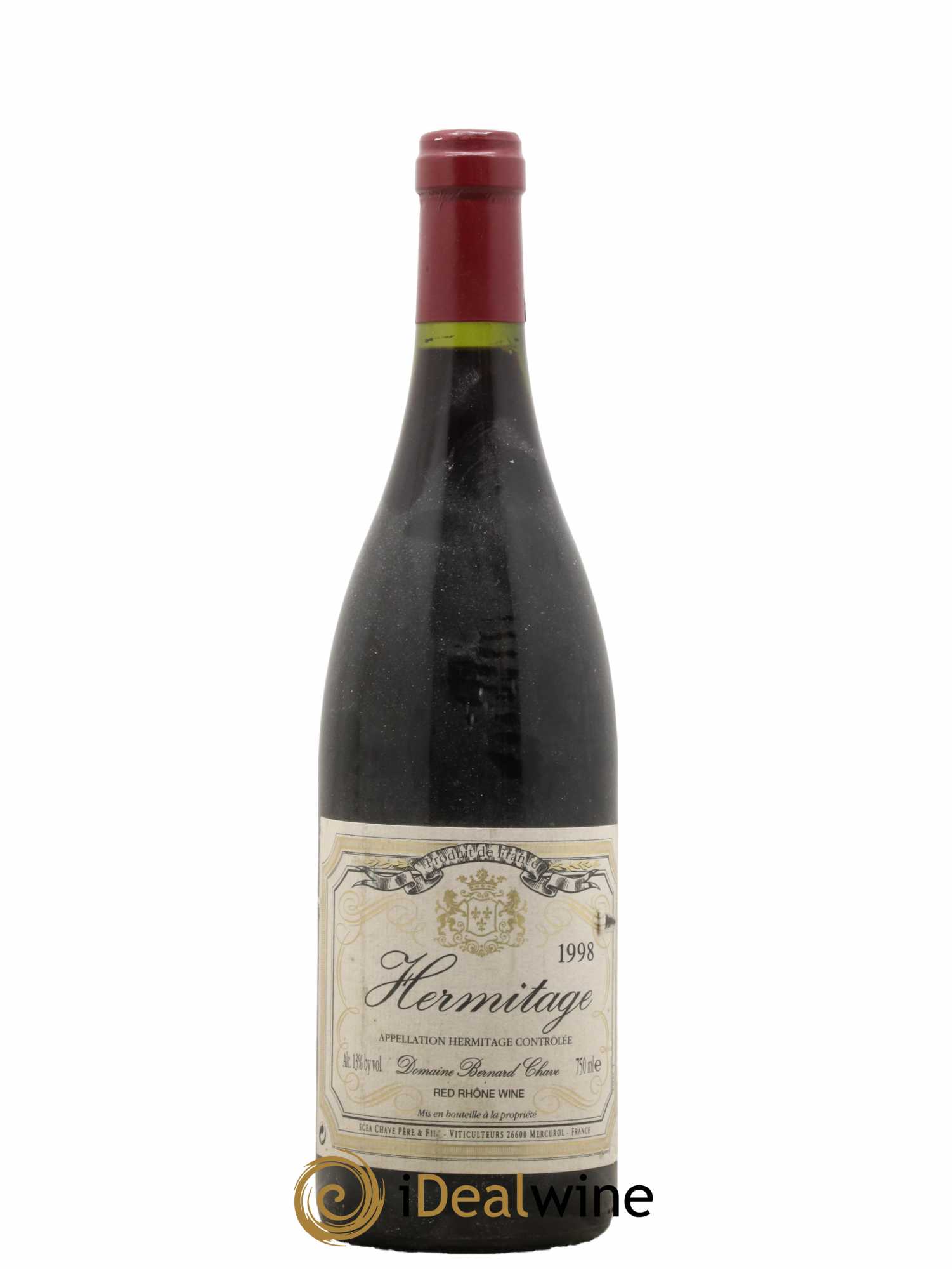 Hermitage Bernard Chave 1998 - Lot de 1 bouteille - 0