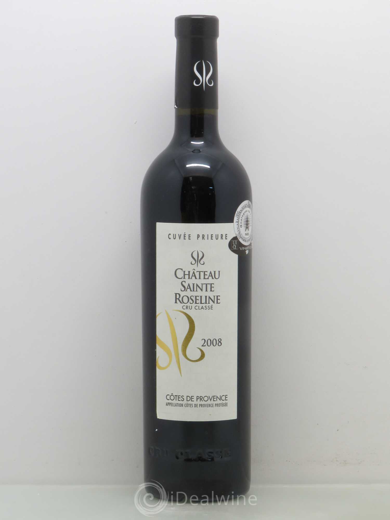Côtes de Provence Château Sainte-Roseline Le Prieuré 2008 - Lot de 1 bouteille - 0