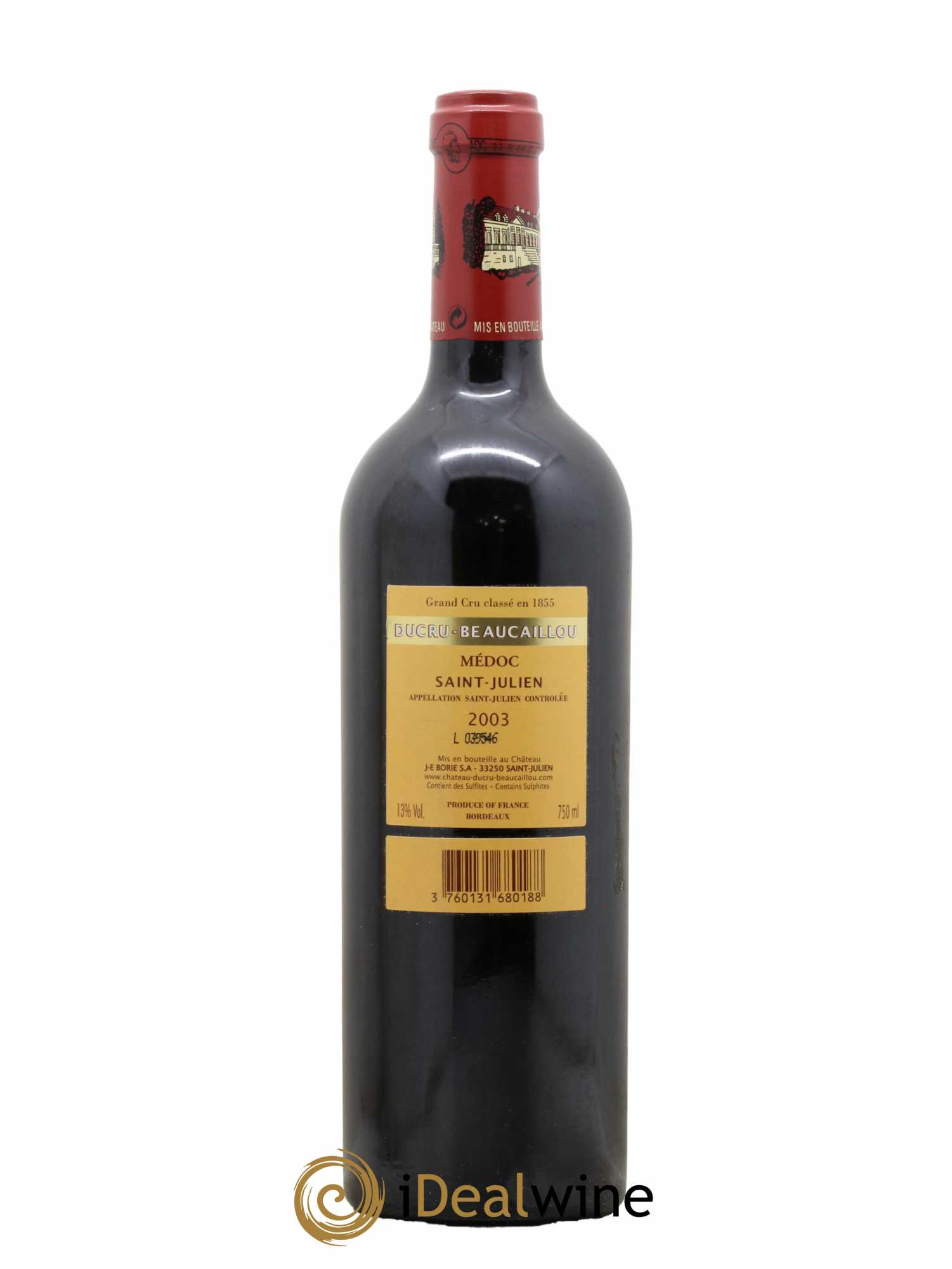 Château Ducru Beaucaillou 2ème Grand Cru Classé  2003 - Posten von 1 Flasche - 1
