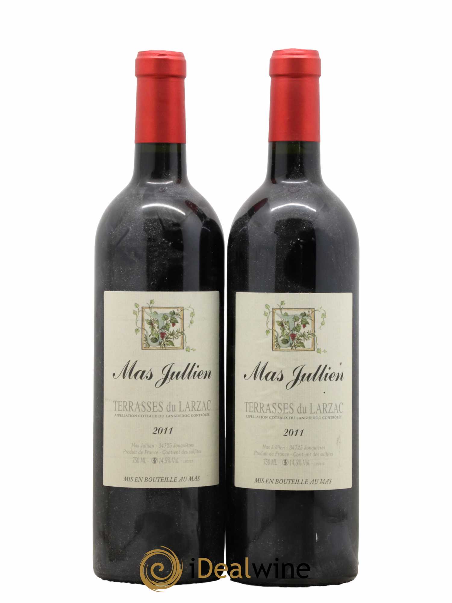 Terrasses du Larzac Mas Jullien Olivier Jullien 2011 - Lot de 2 bouteilles - 0