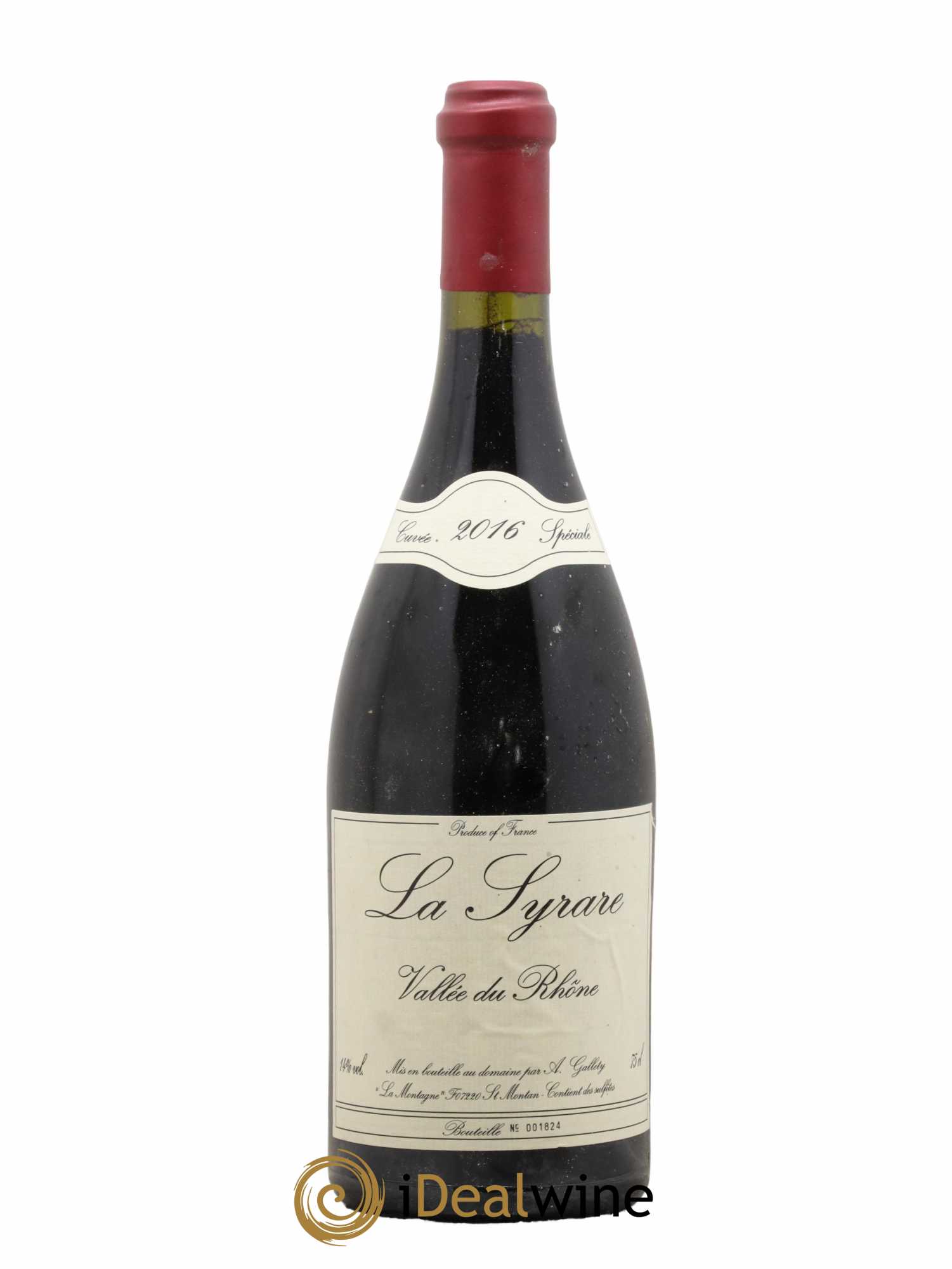 Côtes du Vivarais La Syrare Gallety (Domaine) 2016 - Lot de 1 bouteille - 0