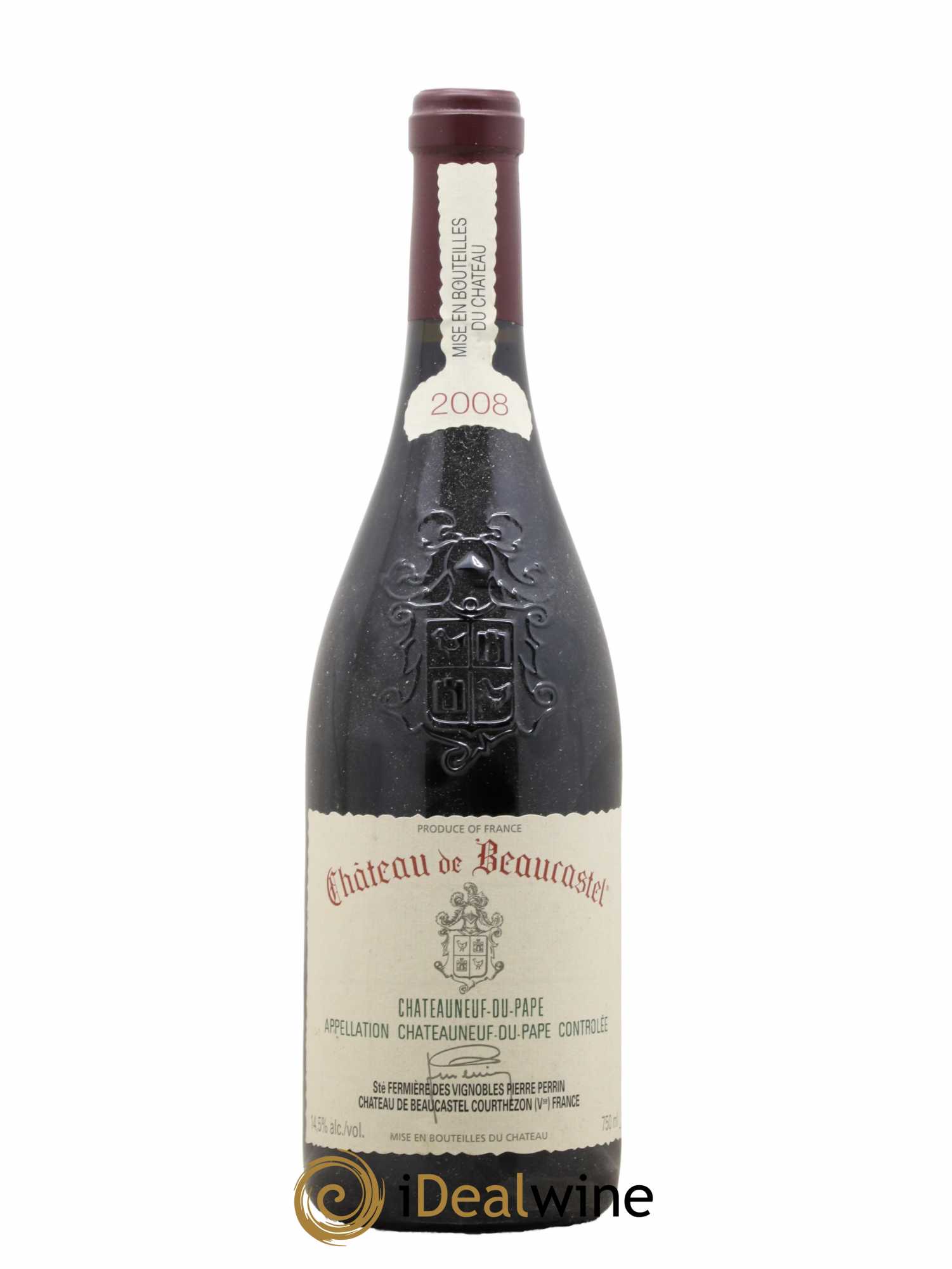 Châteauneuf-du-Pape Château de Beaucastel Famille Perrin 2008 - Lot de 1 bouteille - 0