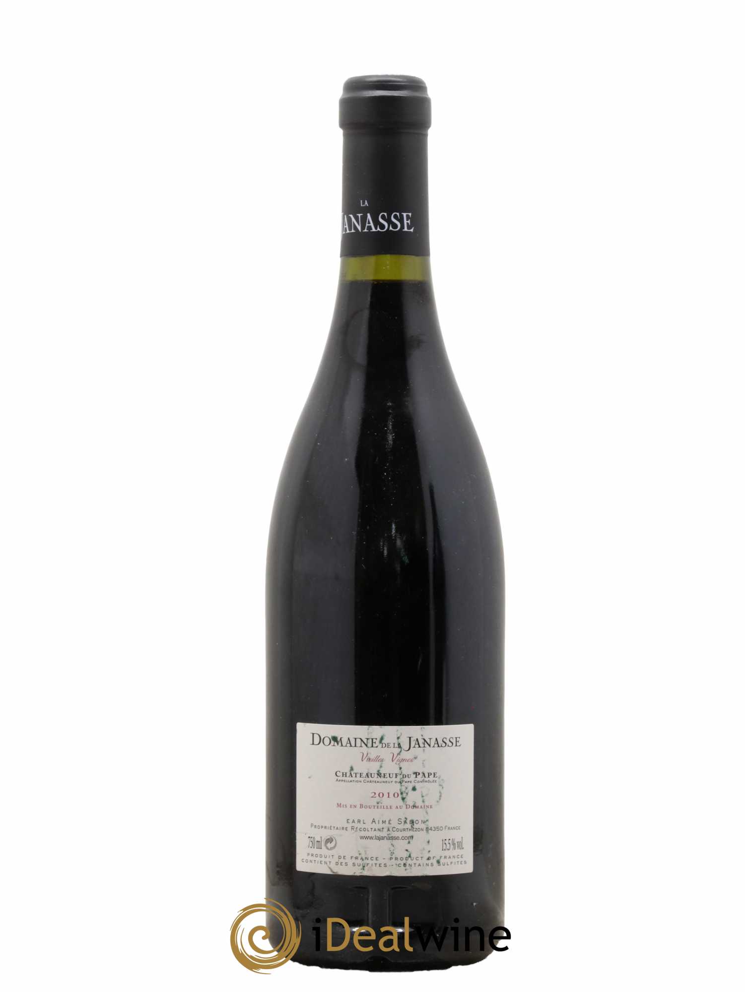 Châteauneuf-du-Pape Cuvée Vieilles Vignes La Janasse (Domaine de)  2010 - Posten von 1 Flasche - 1