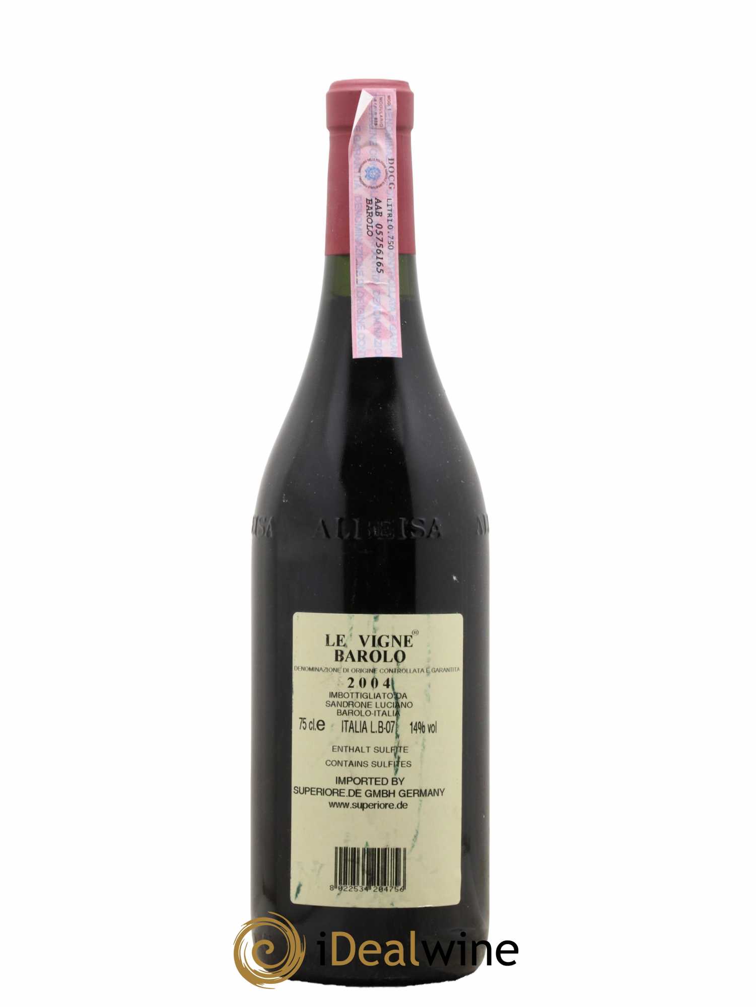 Barolo DOCG Le Vigne Luciano Sandrone 2004 - Lot de 1 bouteille - 1