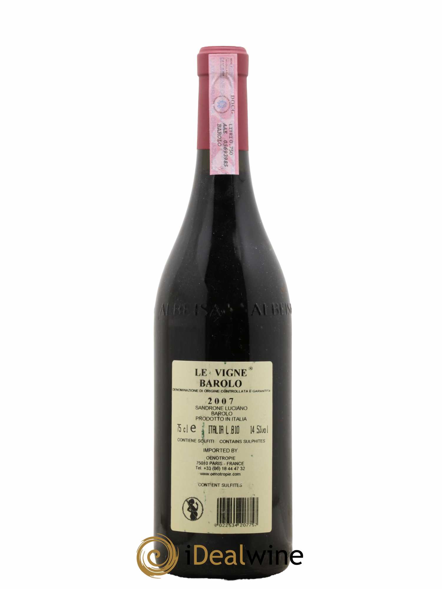 Barolo DOCG Le Vigne Luciano Sandrone  2007 - Lotto di 1 bottiglia - 1