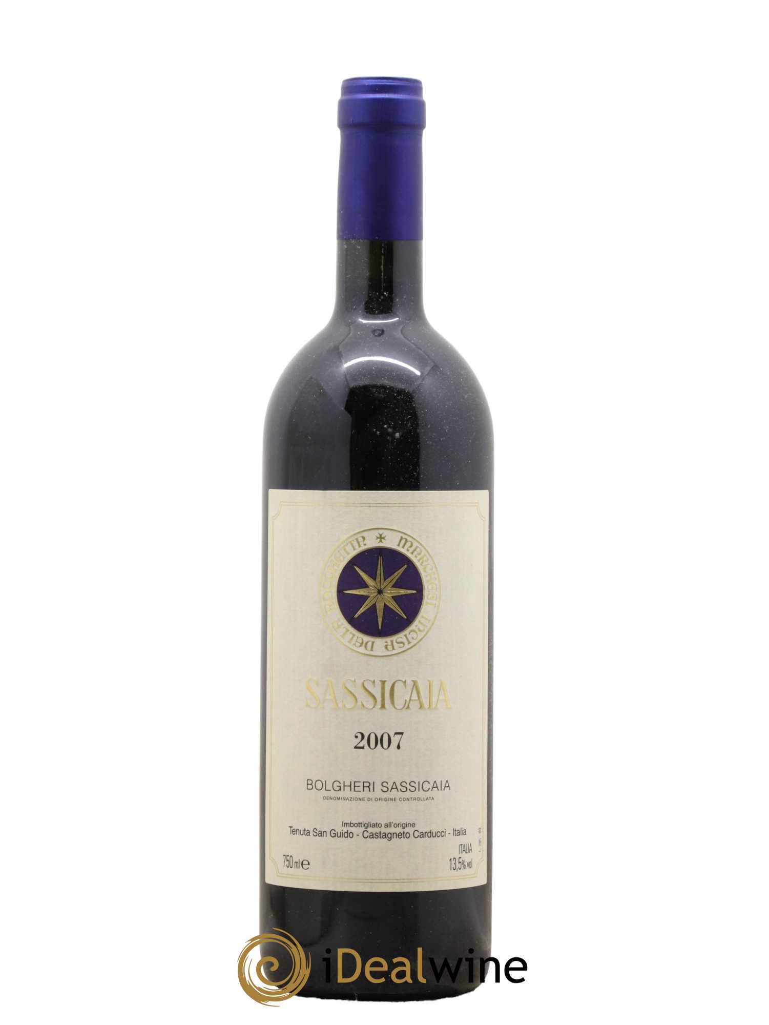 Bolgheri DOC Sassicaia Tenuta San Guido 2007 - Lot de 1 bouteille - 0