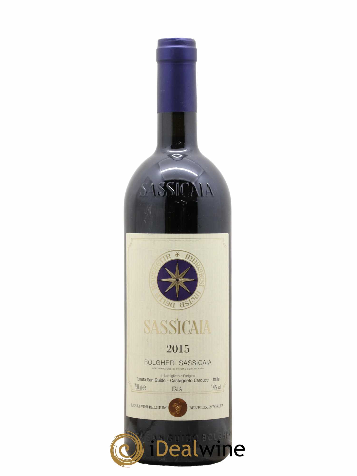 Bolgheri DOC Sassicaia Tenuta San Guido 2015 - Lot de 1 bouteille - 0