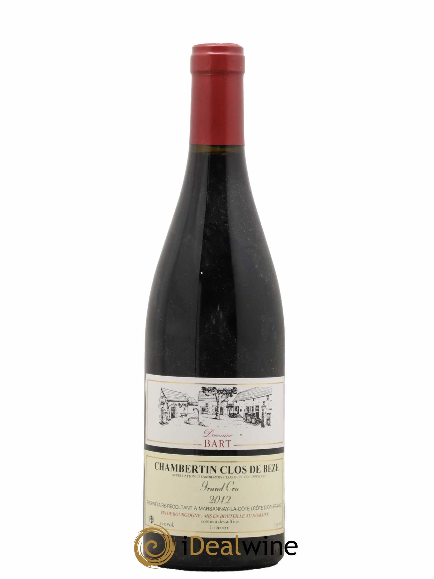 Chambertin Clos de Bèze Grand Cru Bart (Domaine) 2012 - Lot de 1 bouteille - 0