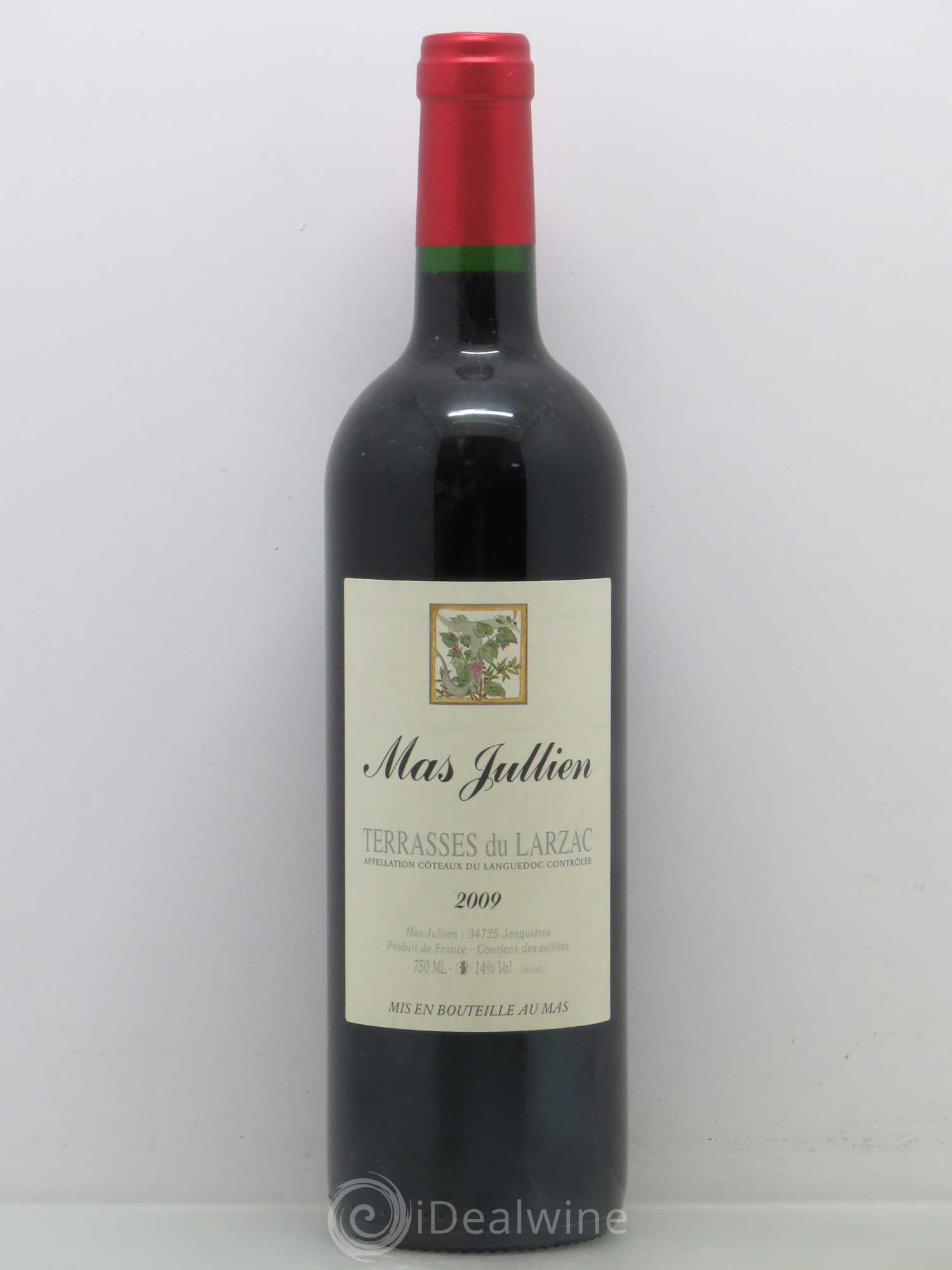 Terrasses du Larzac Mas Jullien Olivier Jullien 2009 - Lot de 1 bouteille - 0