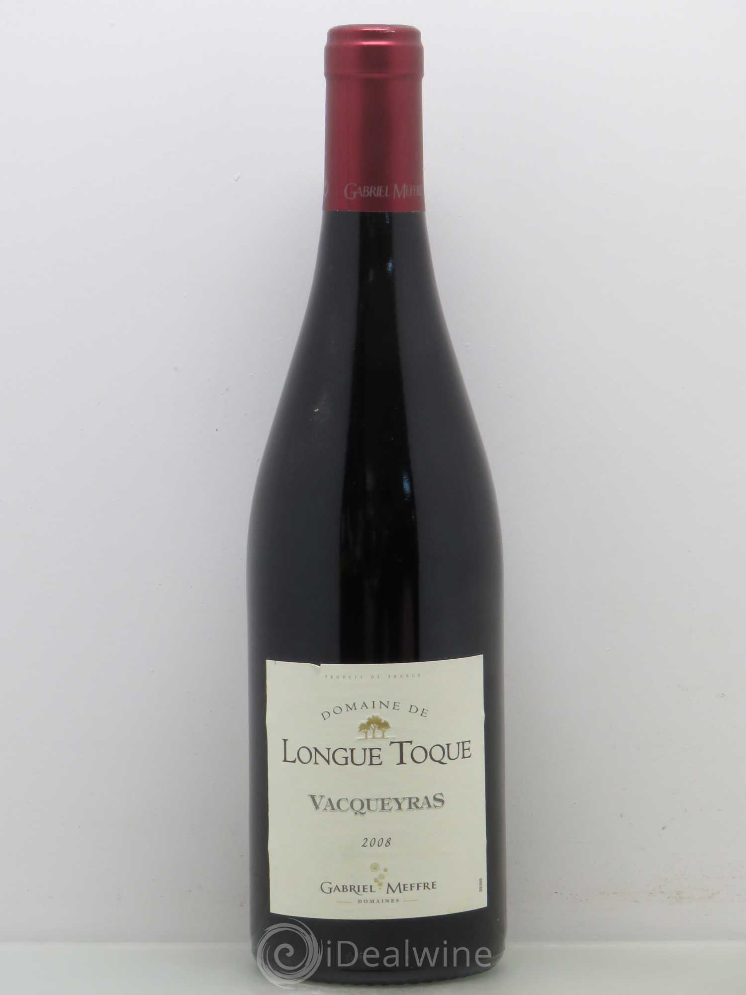 Vacqueyras Domaine De Longue Toque 2008 - Posten von 1 Flasche - 0