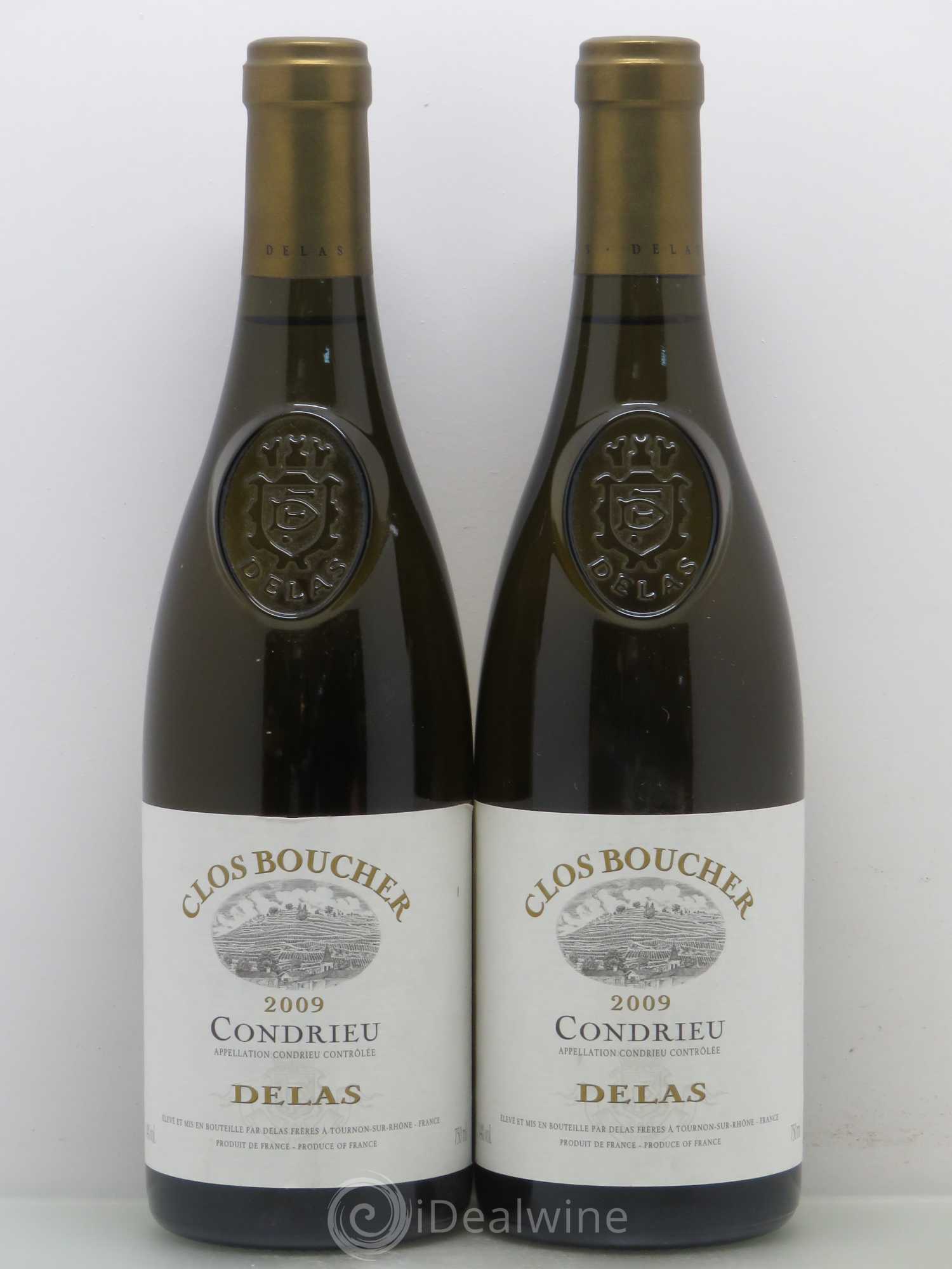 Condrieu Clos Boucher Delas Frères 2009 - Lot de 2 bouteilles - 0
