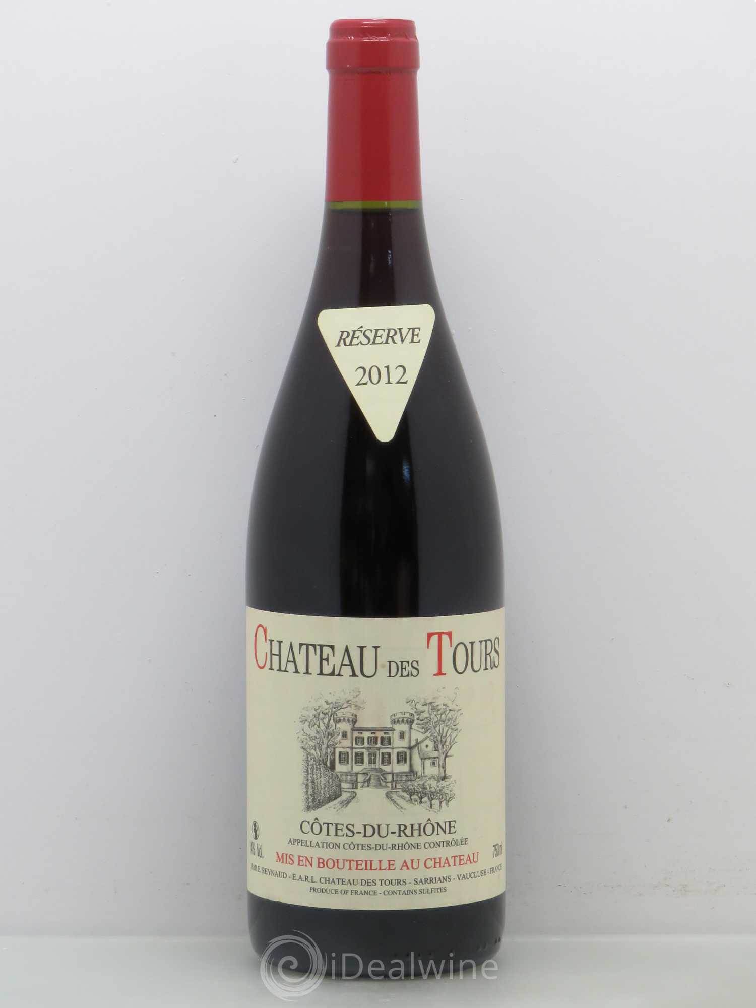 Côtes-du-Rhône Château des Tours Emmanuel Reynaud 2012 - Lot de 1 bouteille - 0