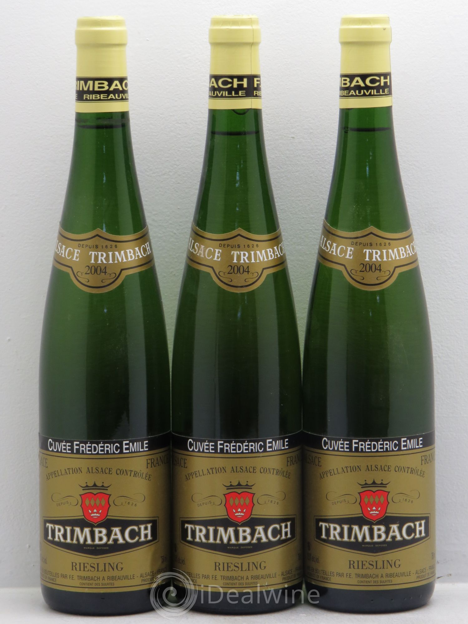 Alsace Riesling Cuvée Frédéric Emile Trimbach (Domaine) 2004 - Lot de 3 bouteilles - 0