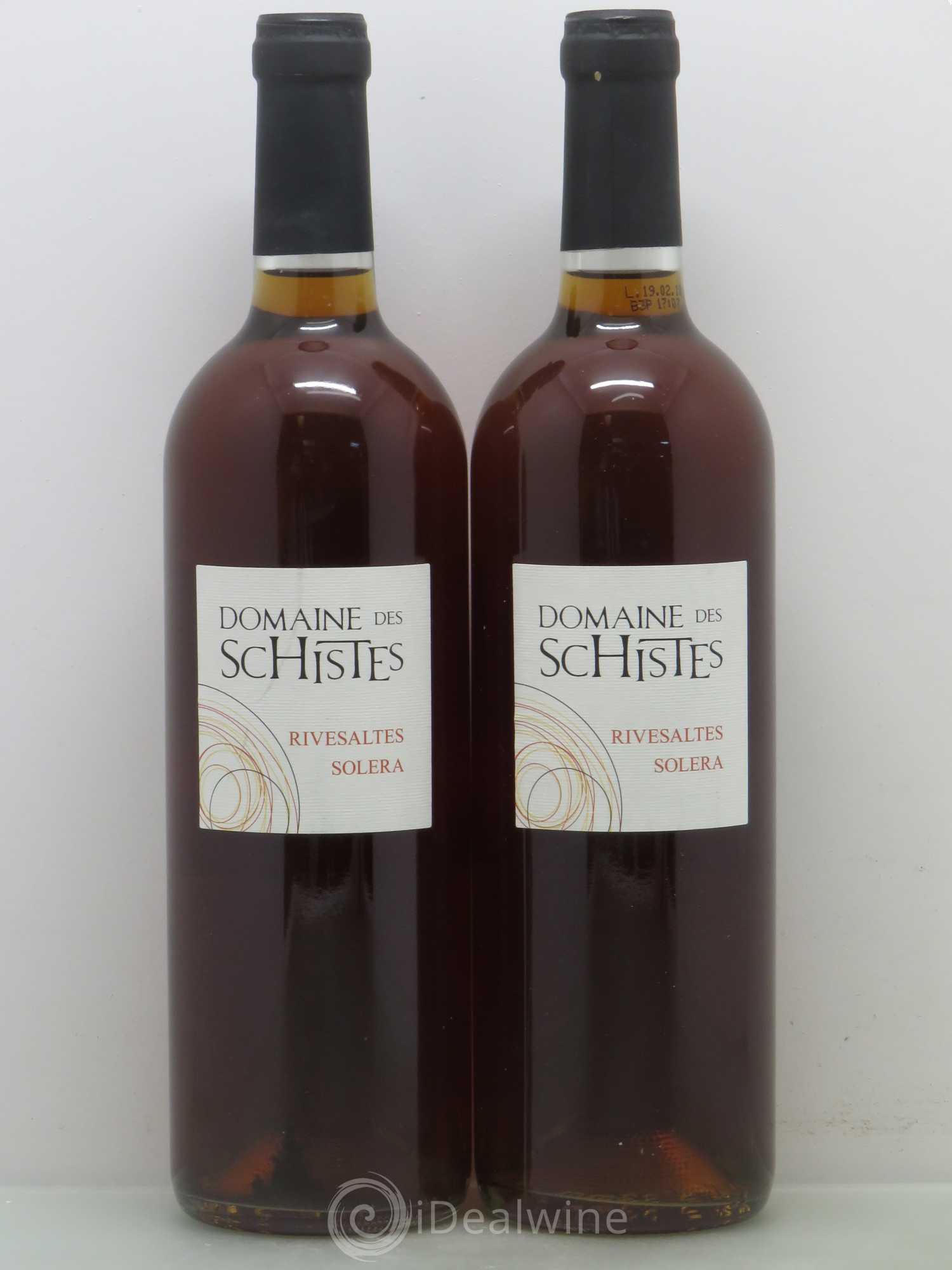 Rivesaltes Domaine des Schistes Solera - Lotto di 2 bottiglie - 0