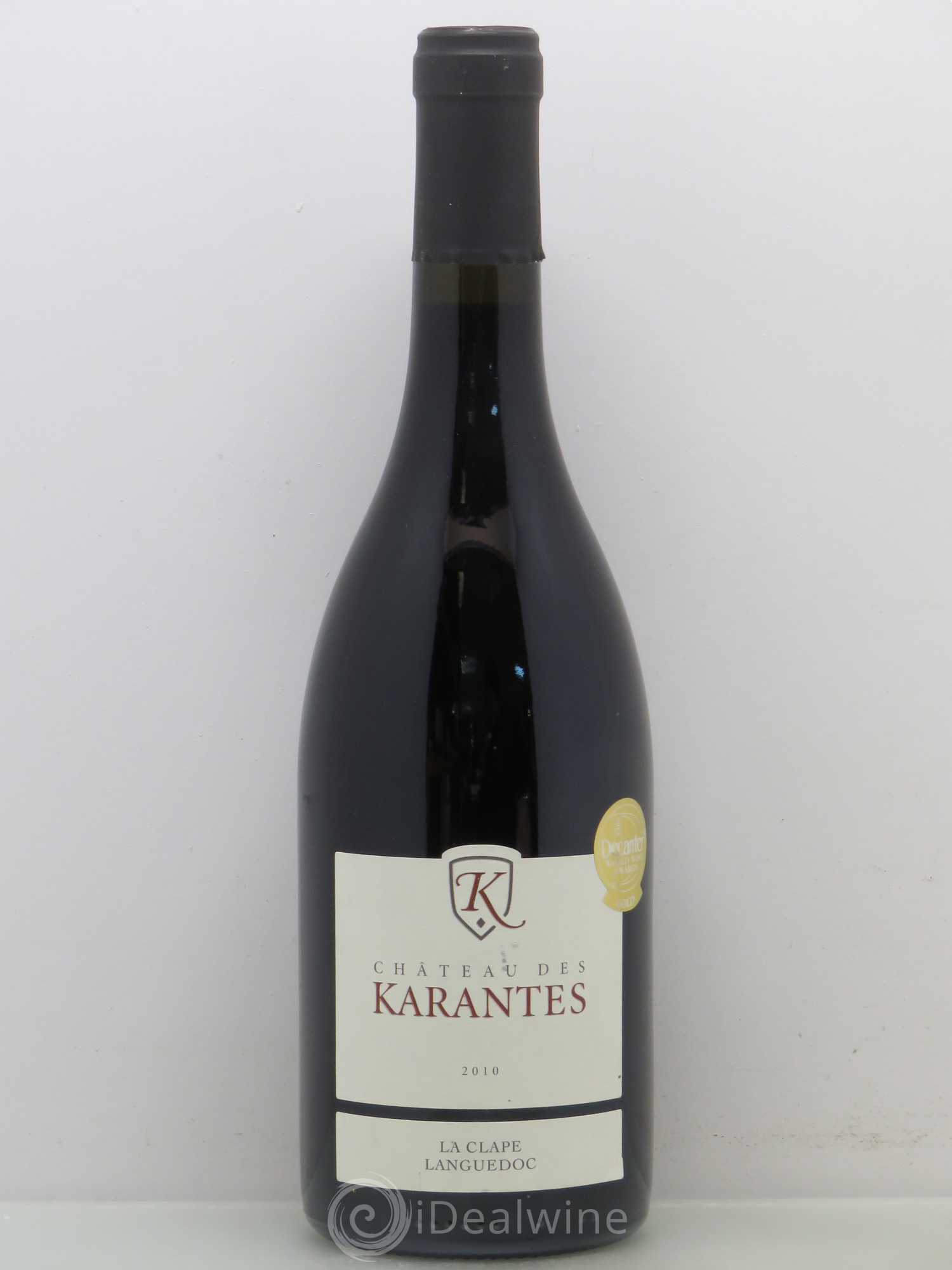 Coteaux du Languedoc Château Des Karantes La Clape (sans prix de réserve) 2010 - Posten von 1 Flasche - 0