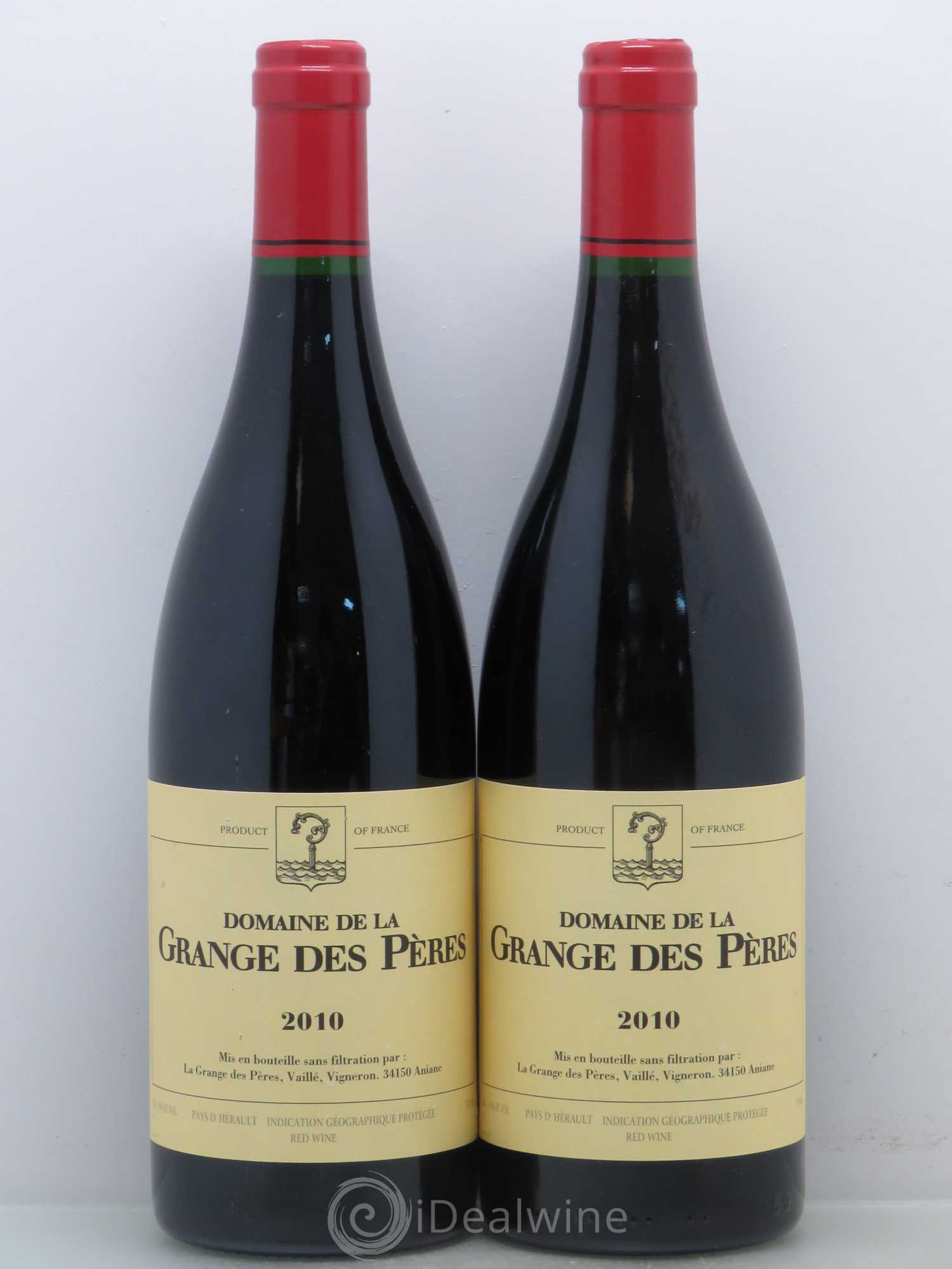 Pays d'Hérault Grange des Pères Laurent Vaillé 2010 - Lot de 2 bouteilles - 0