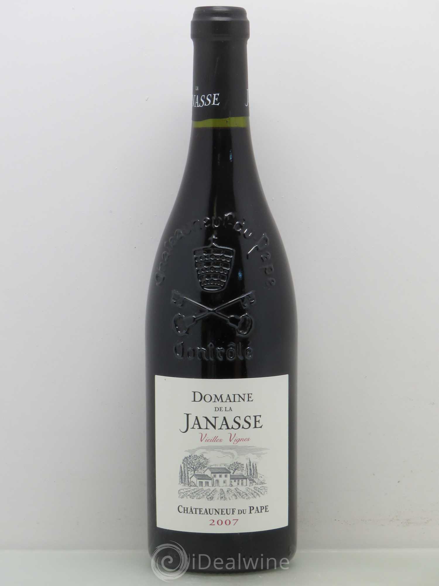 Châteauneuf-du-Pape Cuvée Vieilles Vignes La Janasse (Domaine de) 2007 - Lot de 1 bouteille - 0