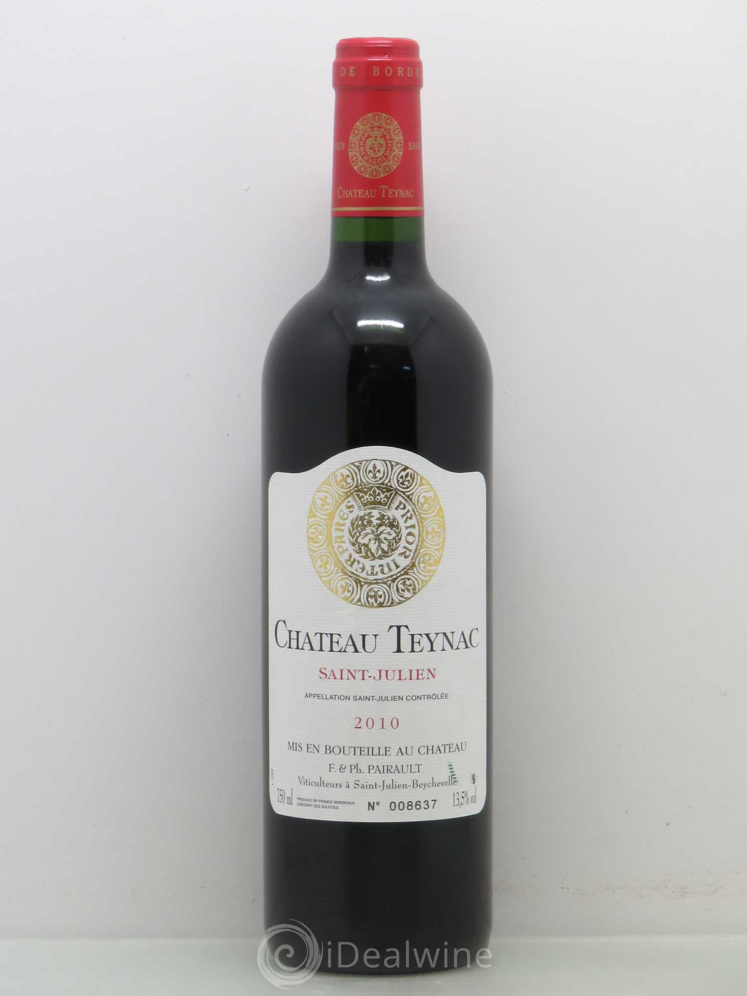 Bordeaux Château Teynac Saint Julien 2010 - Posten von 1 Flasche - 0