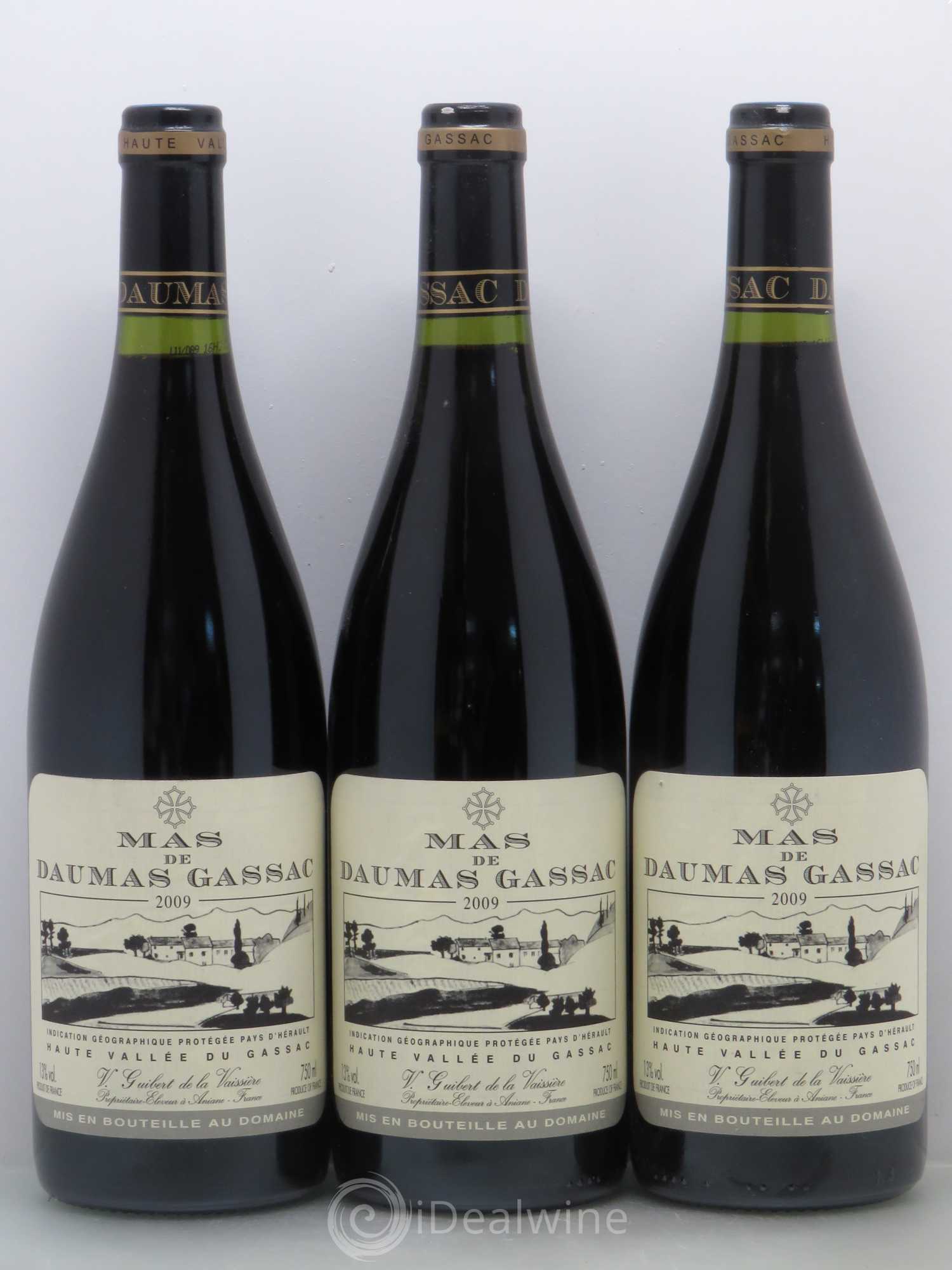 Saint-Guilhem-le-Désert - Cité d'Aniane Mas Daumas Gassac Famille Guibert de La Vaissière 2009 - Lot de 6 bouteilles - 2