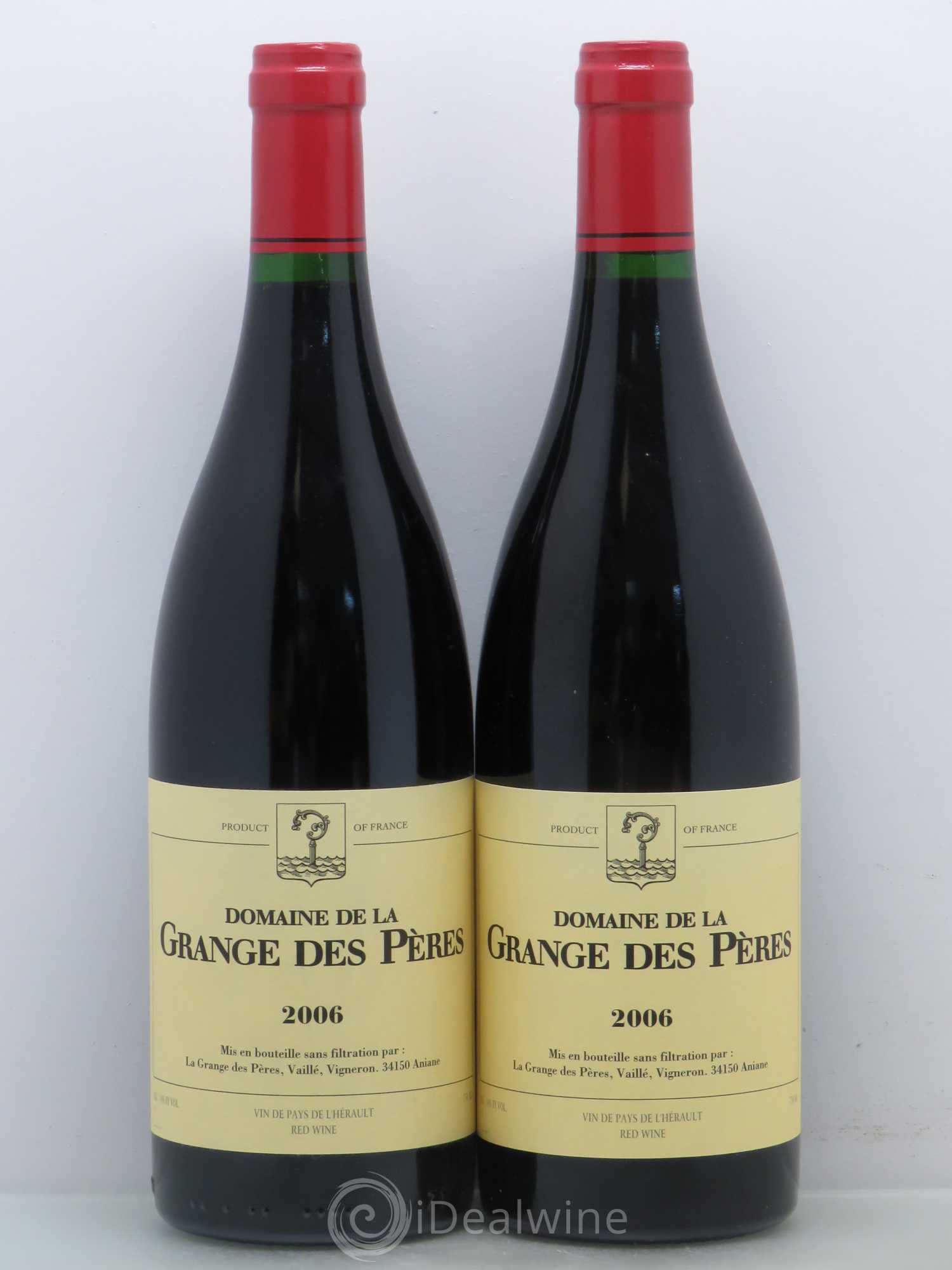 Pays d'Hérault Grange des Pères Laurent Vaillé 2006 - Lot de 2 bouteilles - 0